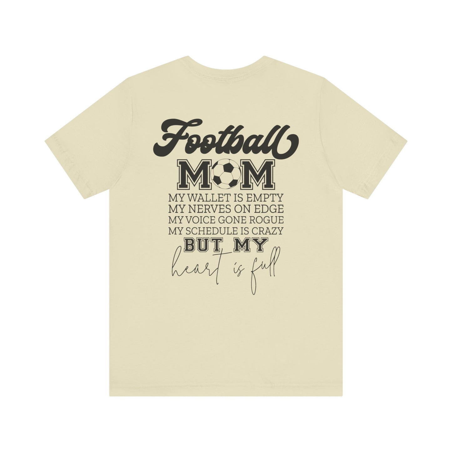 Kixt Short Sleeve Tee - "Football Mum" Double Print