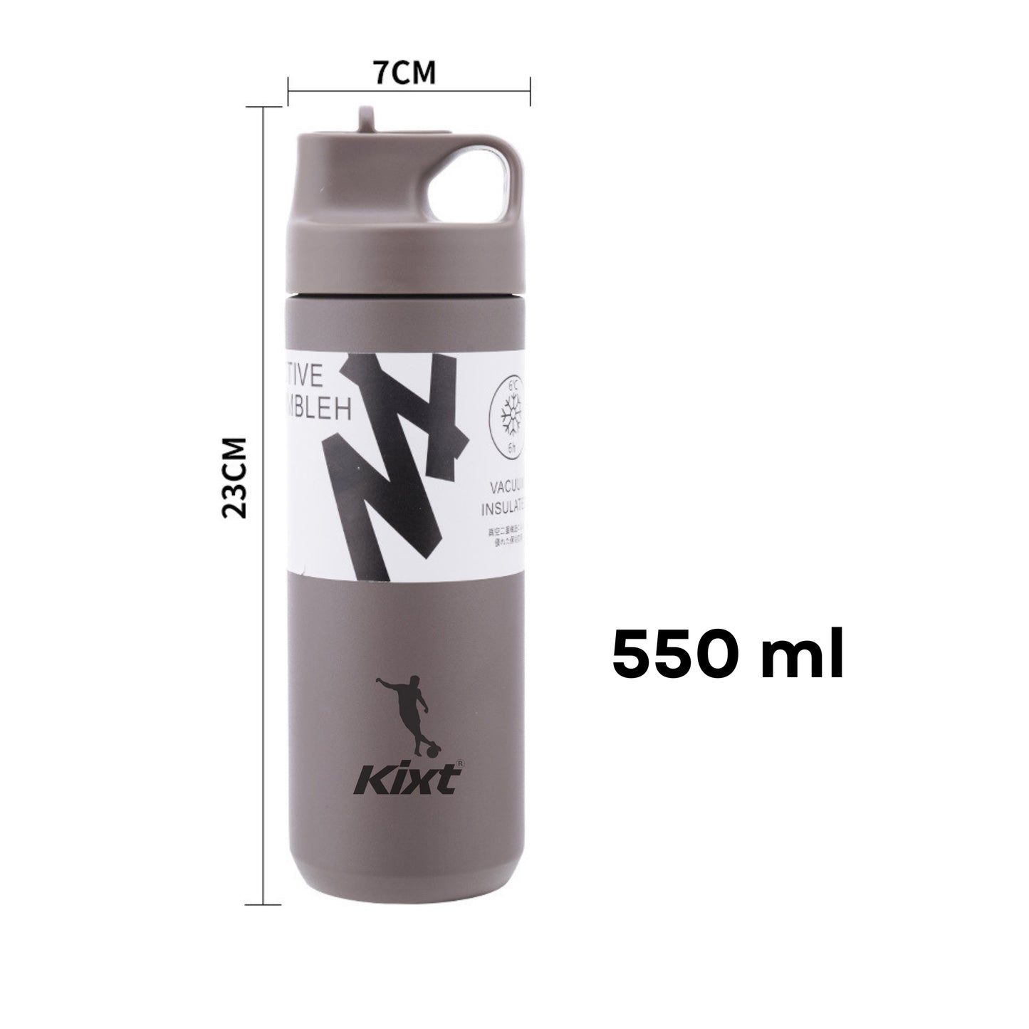 Double-Walled Vacuum Insulated Stainless Steel Bottle 550ml