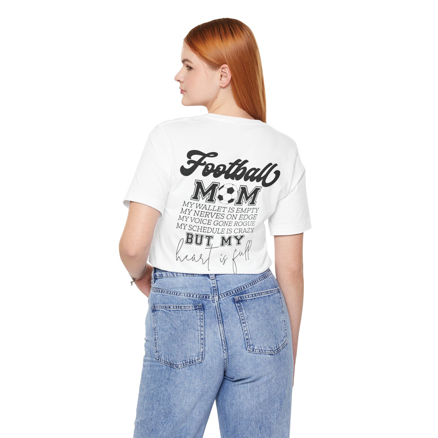 Kixt Short Sleeve Tee  - "Football Mum" Double Print