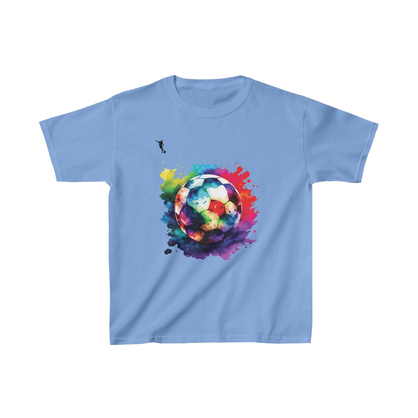 Kixt Kids T-Shirt - Colourful Football - Heavy Cotton™ Tee