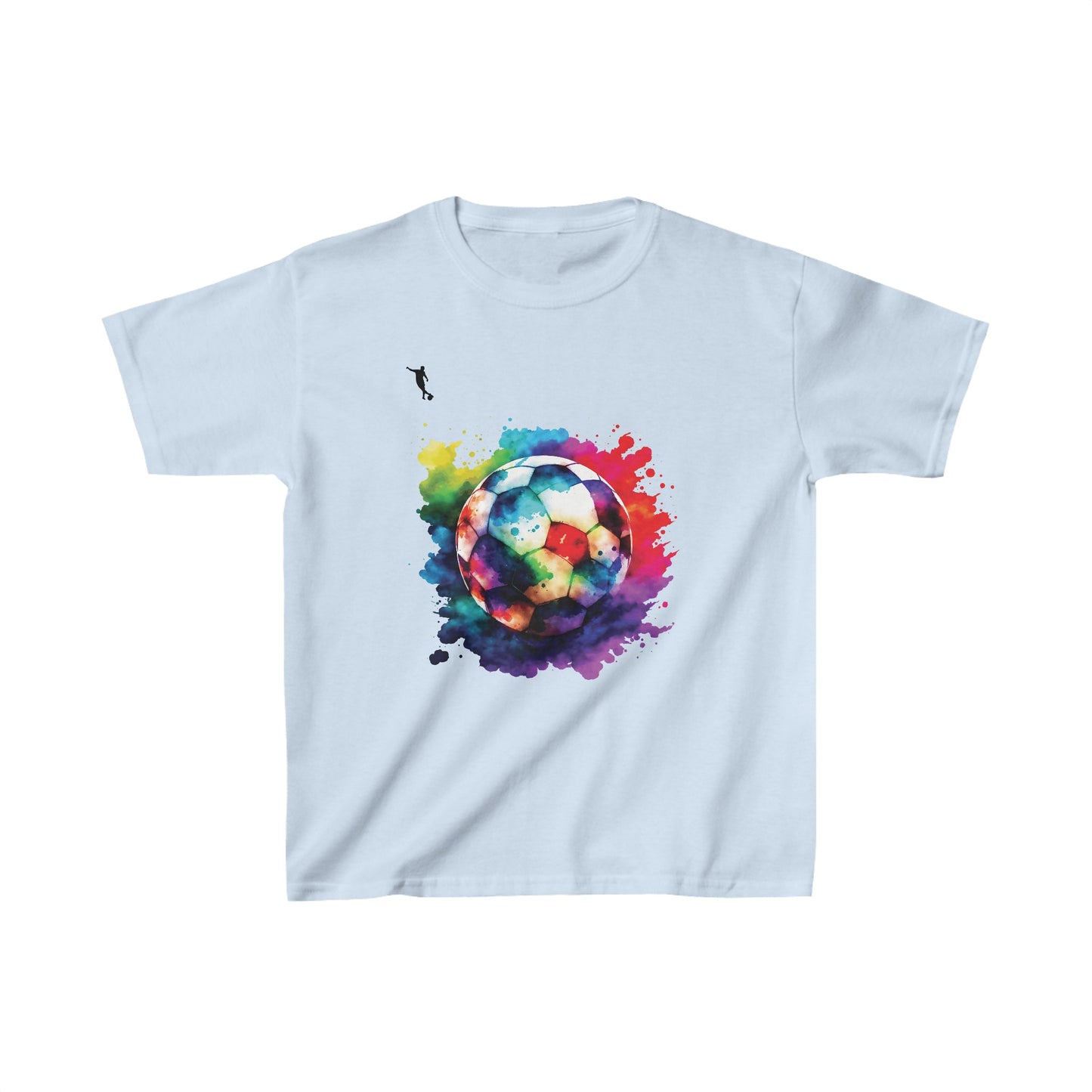 Kixt Kids T-Shirt - Colourful Football - Heavy Cotton™ Tee