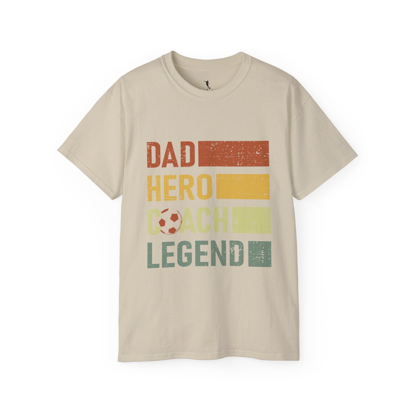 Kixt Ultra Cotton Tee - "Football Dad Hero Coach Legend"