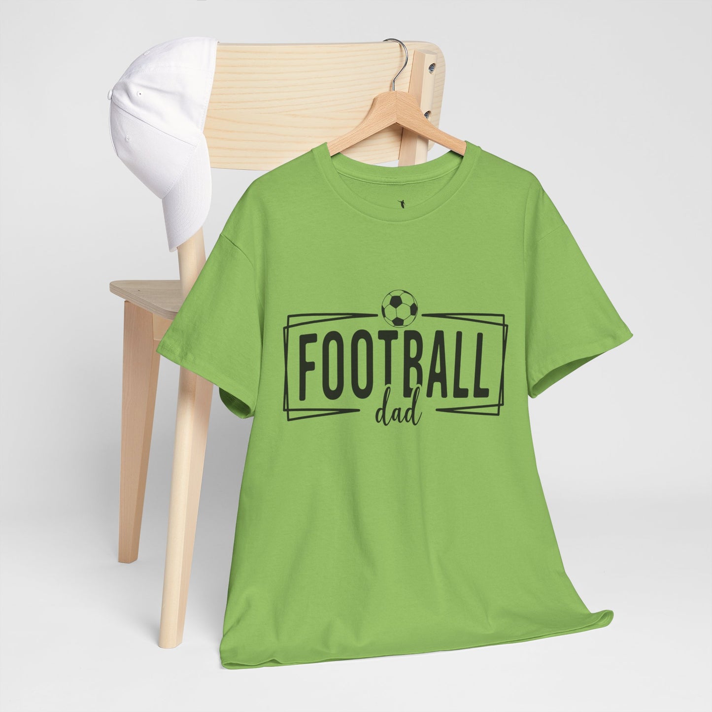 Kixt Heavy Cotton™ Tee - "Football Dad" T-Shirt