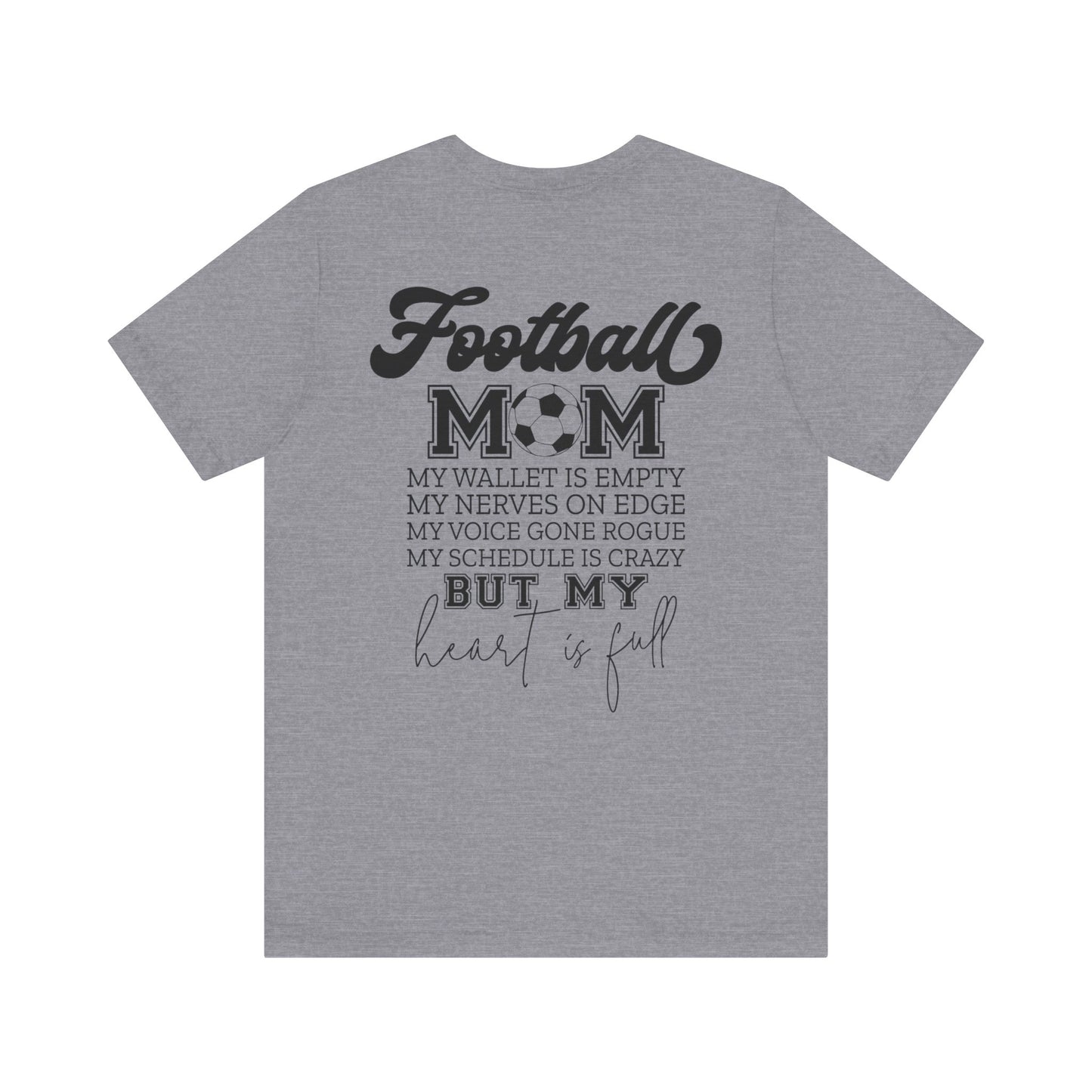 Kixt Short Sleeve Tee  - "Football Mum" Double Print