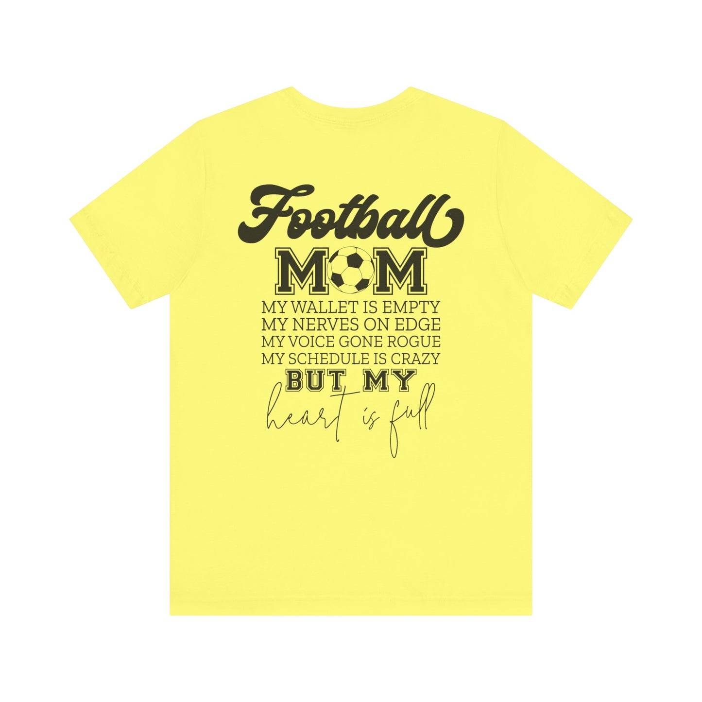 Kixt Short Sleeve Tee  - "Football Mum" Double Print