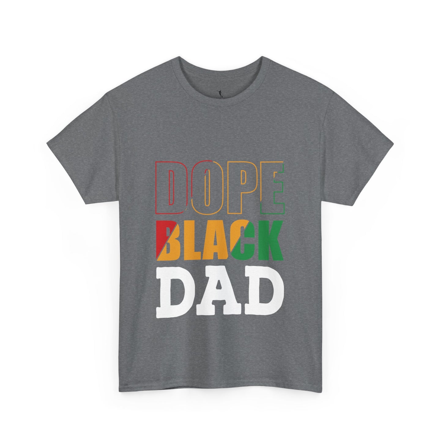 Kixt Heavy Cotton™ Tee - "Dope Black Dad"