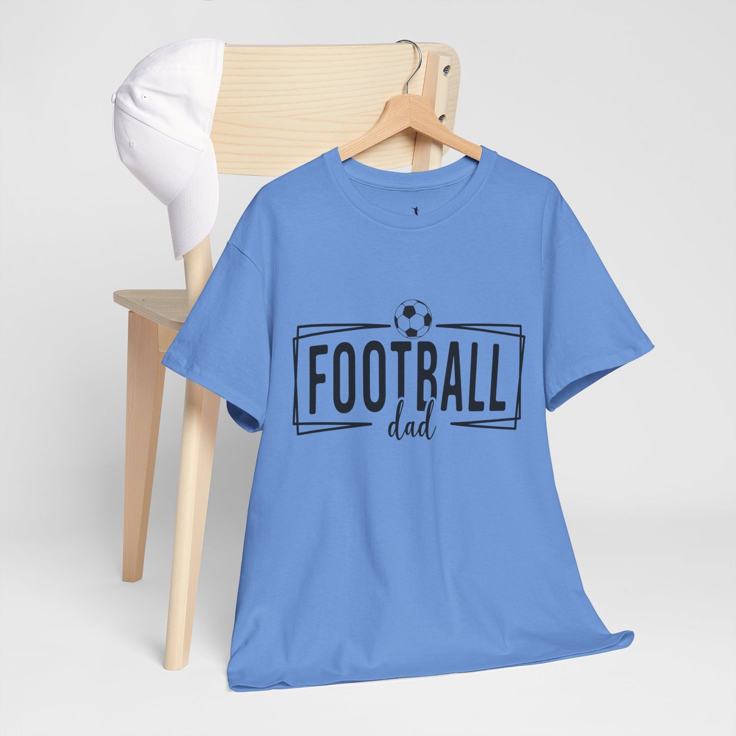 Kixt Heavy Cotton™ Tee - "Football Dad" T-Shirt