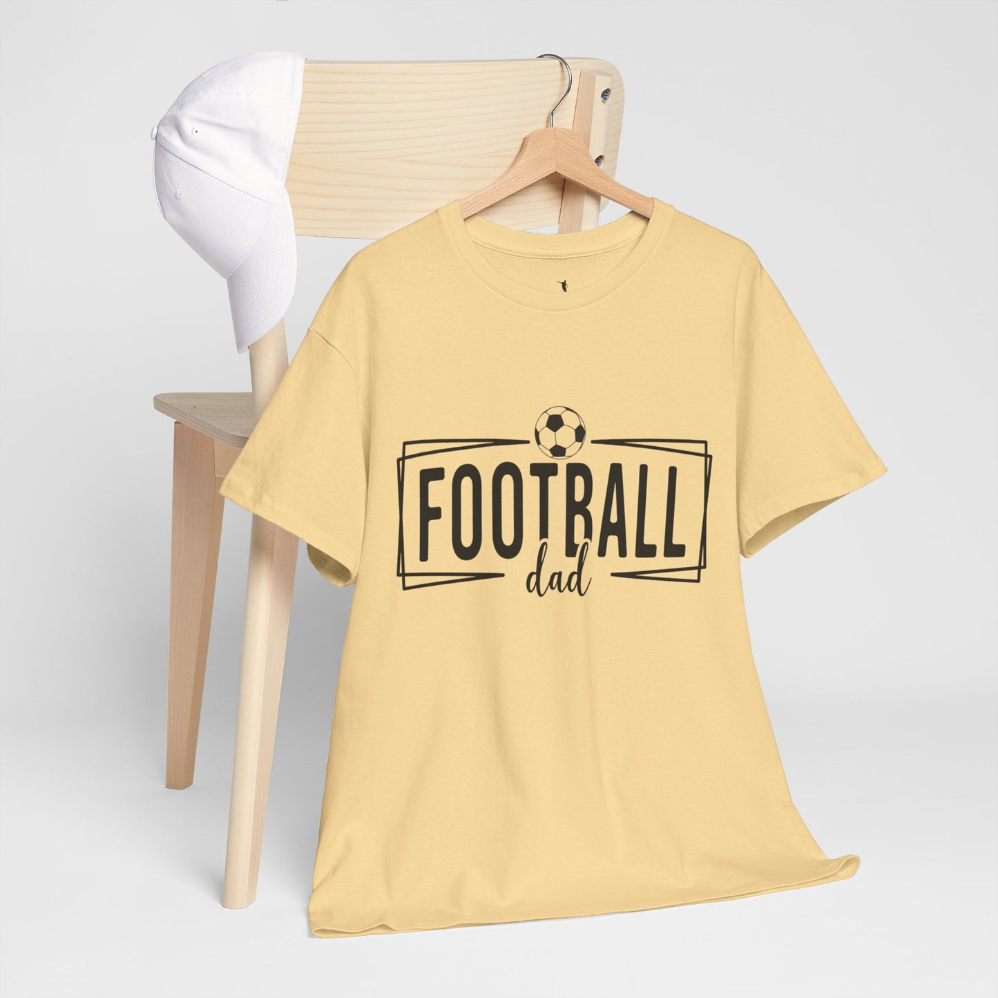 Kixt Heavy Cotton™ Tee - "Football Dad" T-Shirt