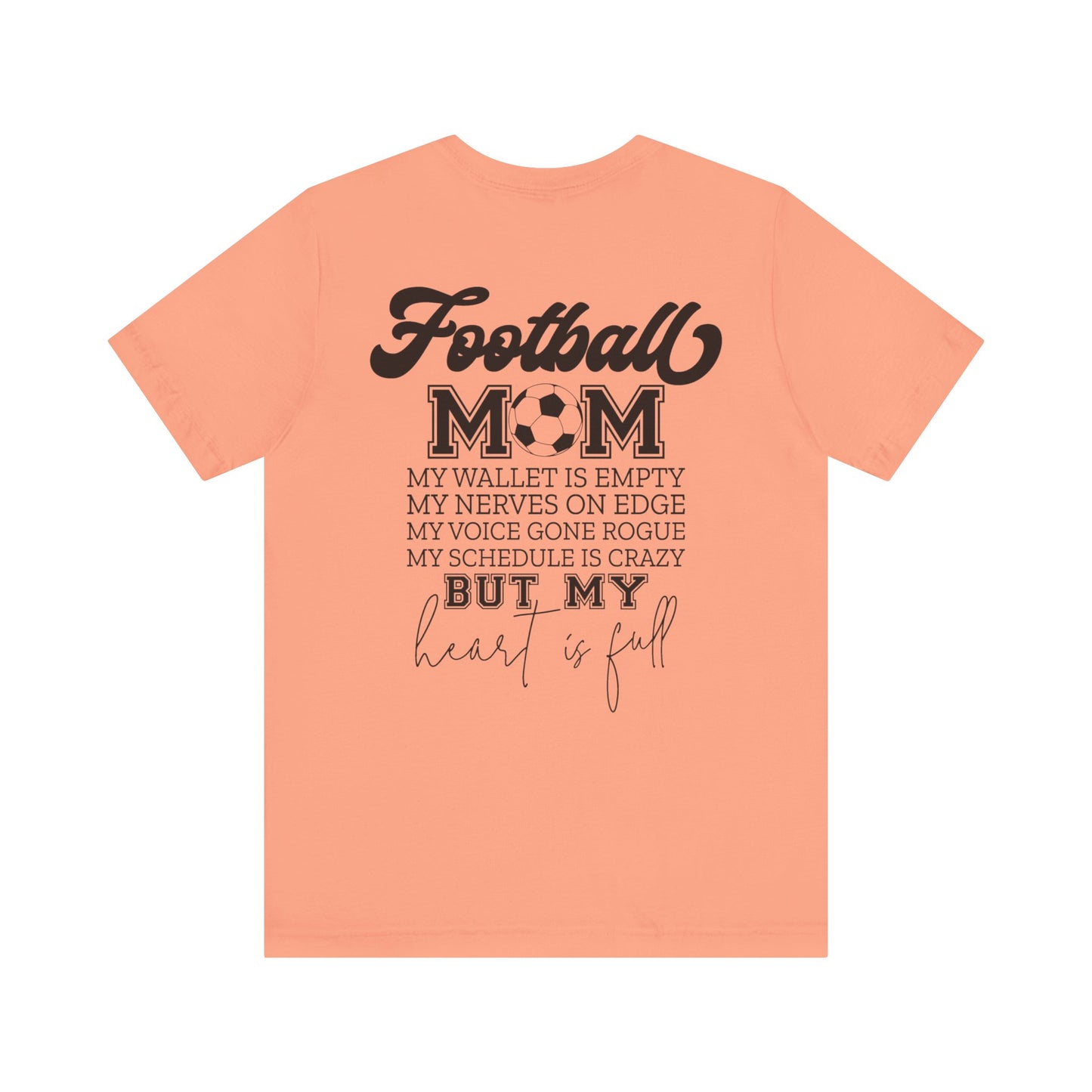 Kixt Short Sleeve Tee  - "Football Mum" Double Print