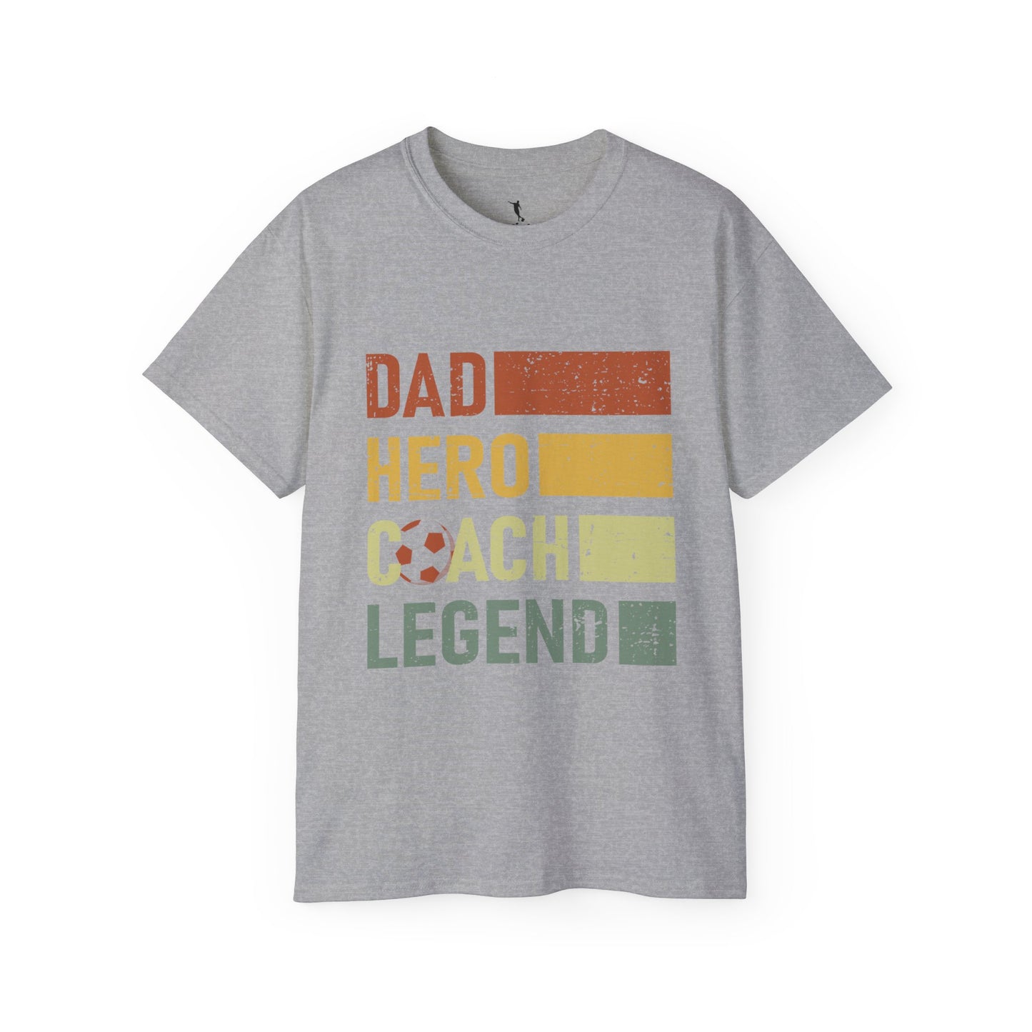 Kixt Ultra Cotton Tee - "Football Dad Hero Coach Legend"