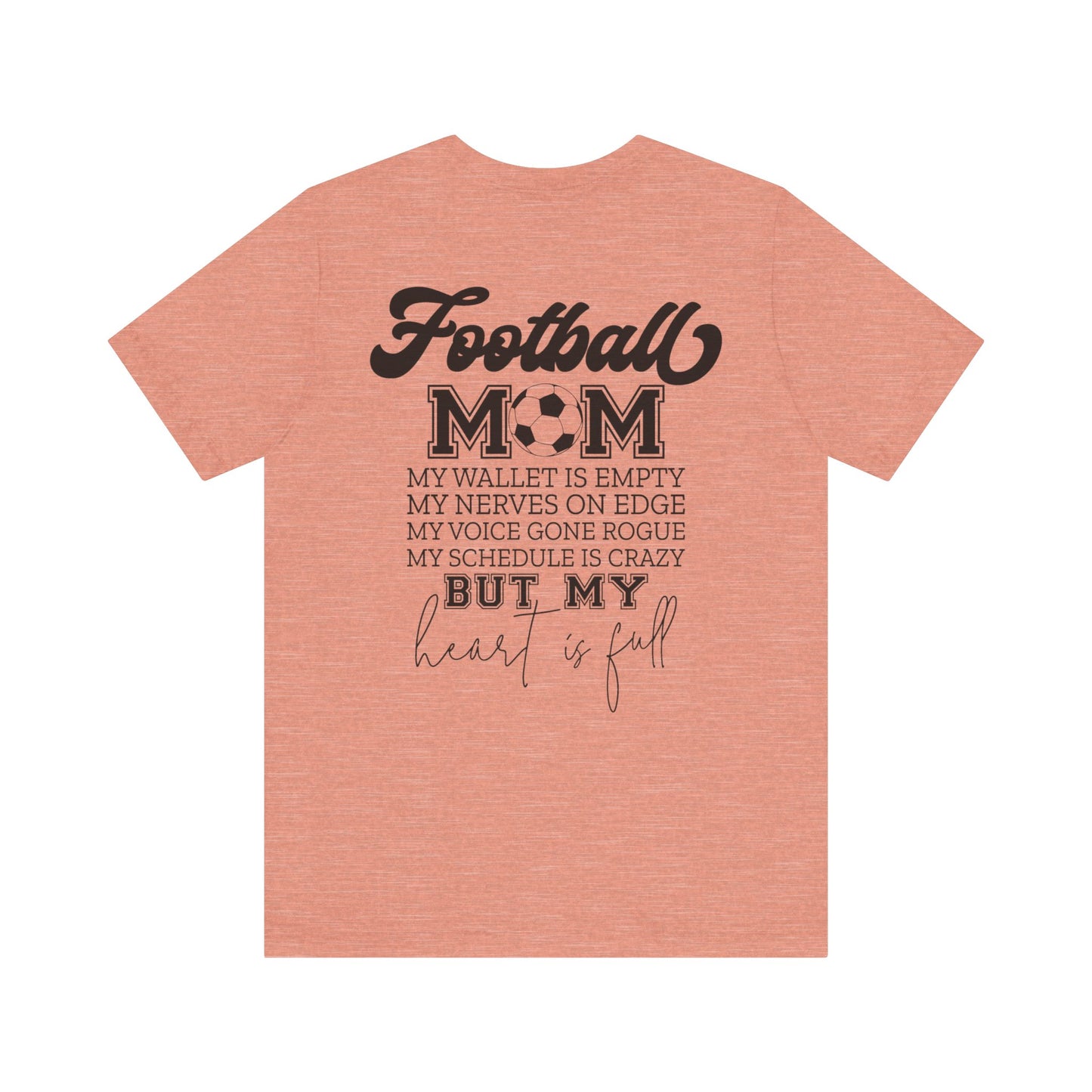 Kixt Short Sleeve Tee  - "Football Mum" Double Print