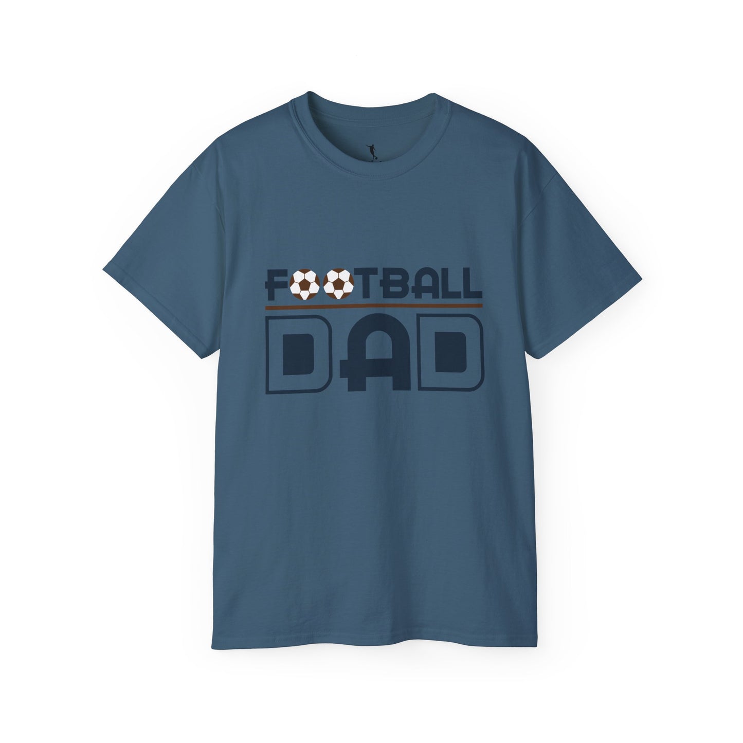 Kixt Ultra Cotton Tee - "Football Dad Typography"