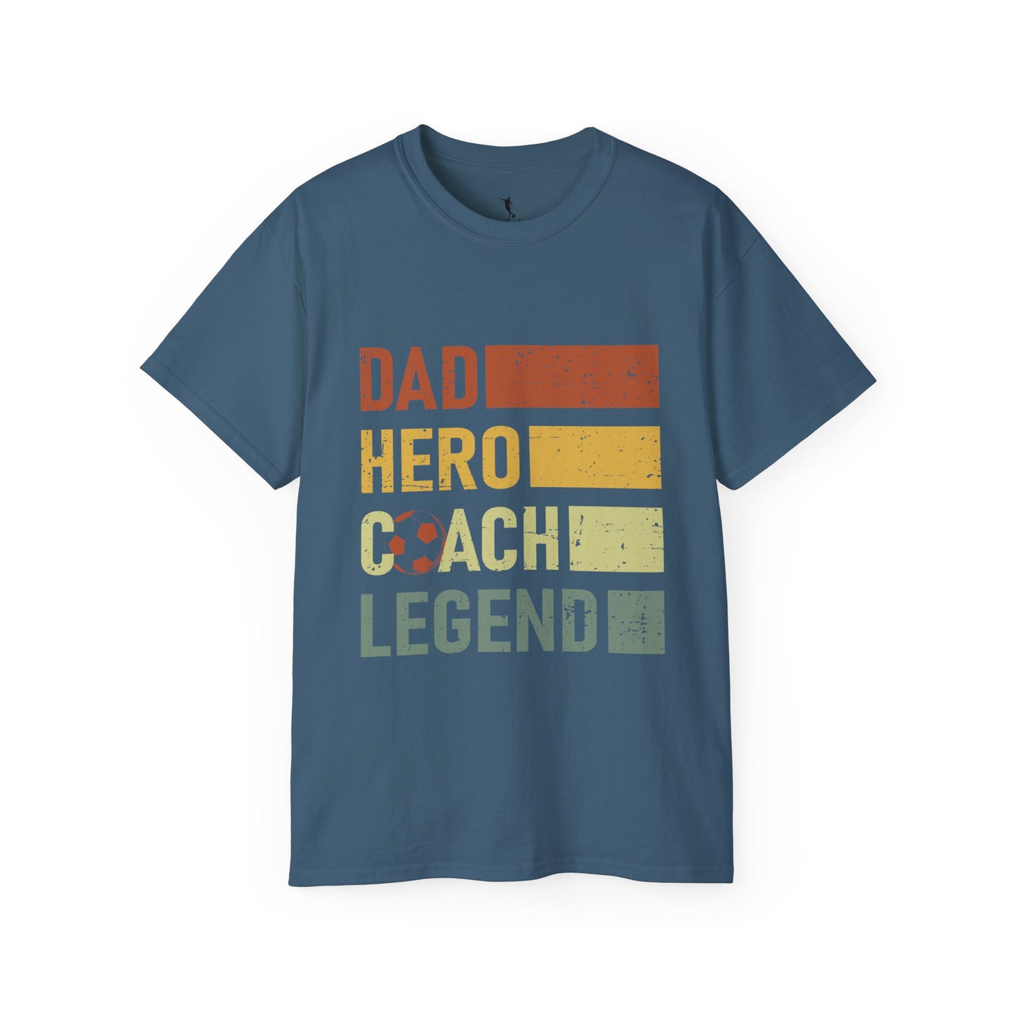 Kixt Ultra Cotton Tee - "Football Dad Hero Coach Legend"