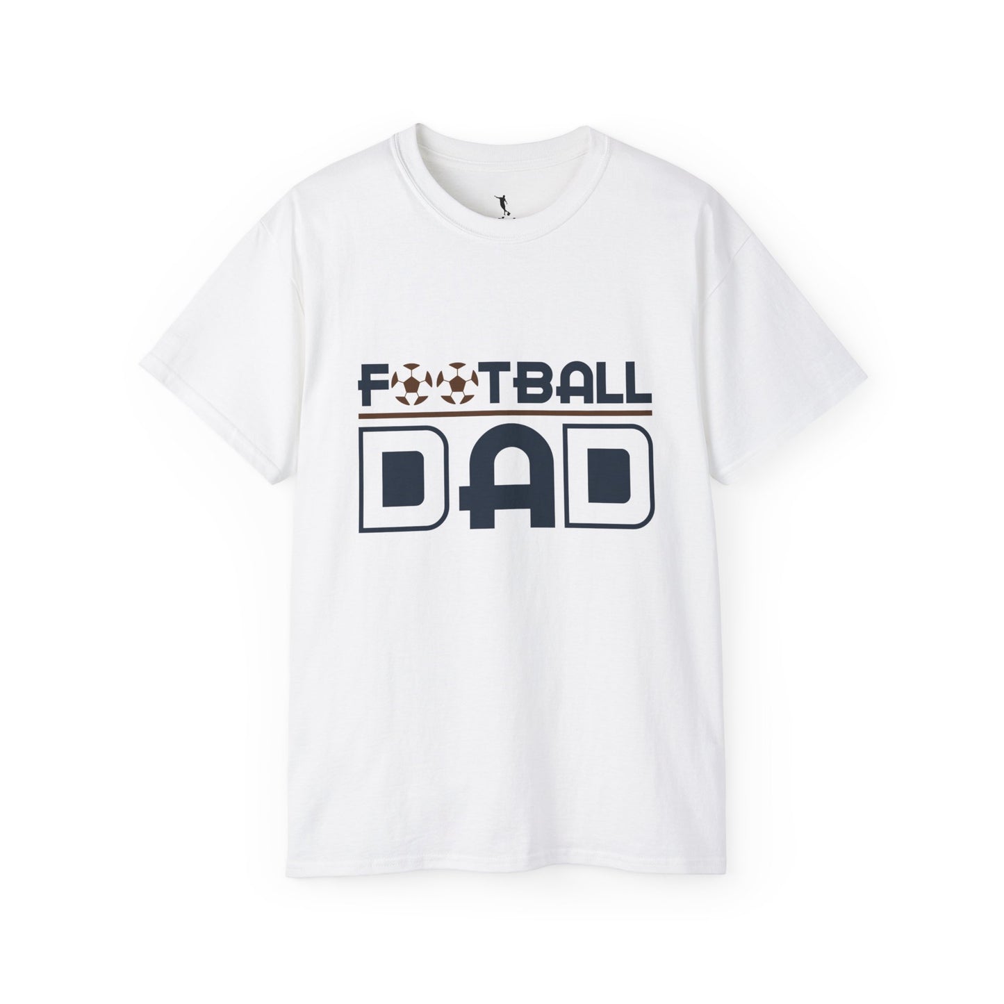 Kixt Ultra Cotton Tee - "Football Dad Typography"