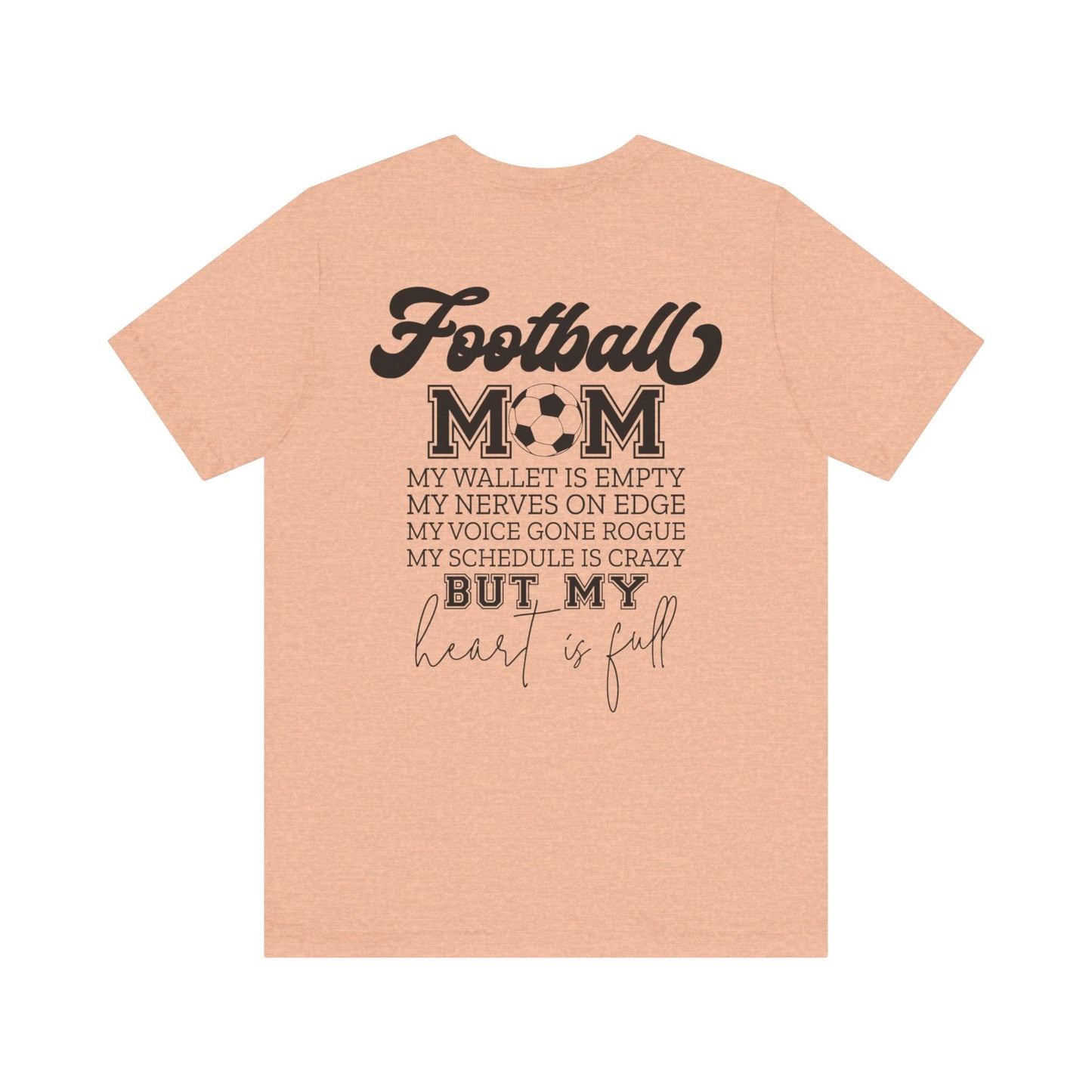 Kixt Short Sleeve Tee  - "Football Mum" Double Print