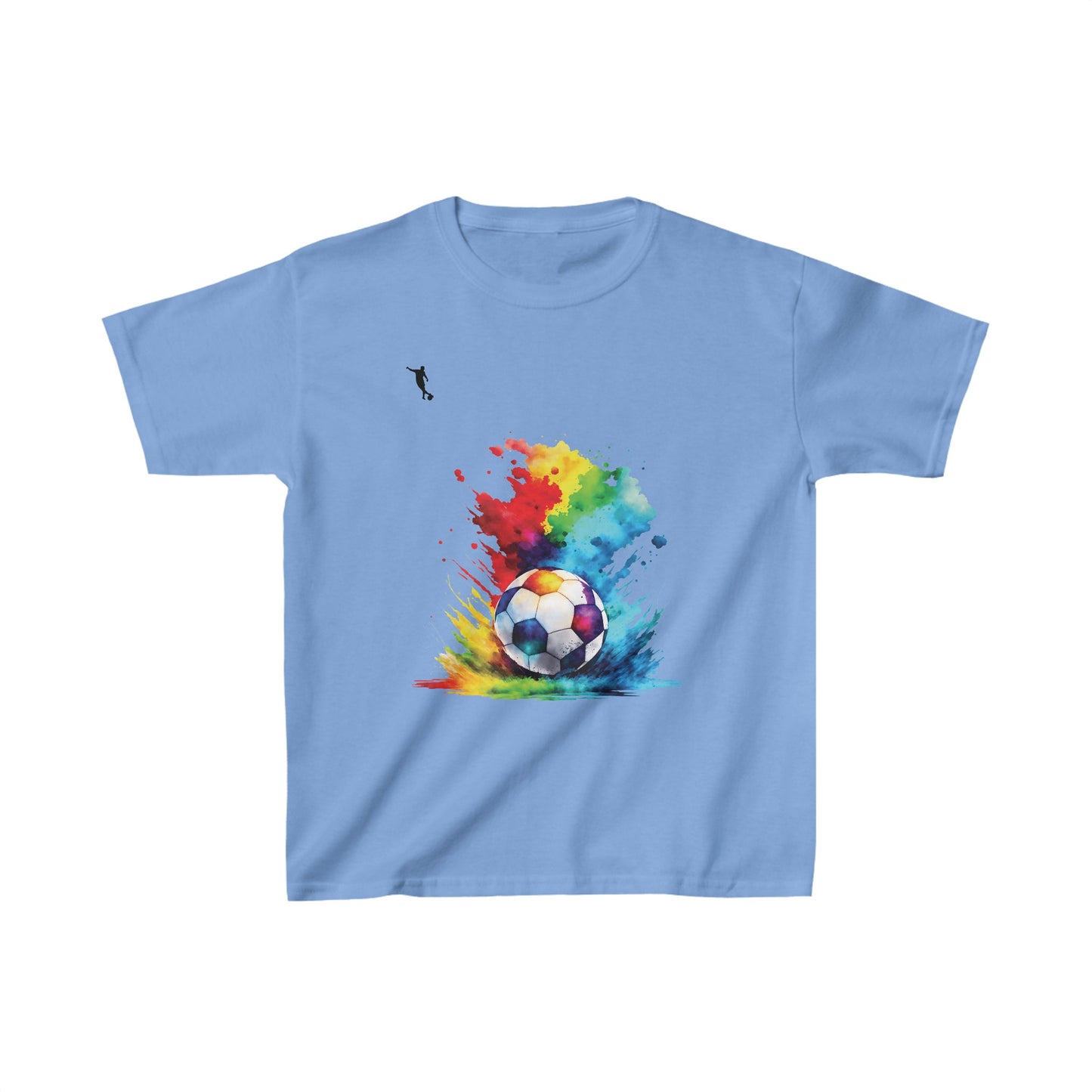 Kixt Kids T-Shirt - Football Colour Splash - Heavy Cotton™ Tee