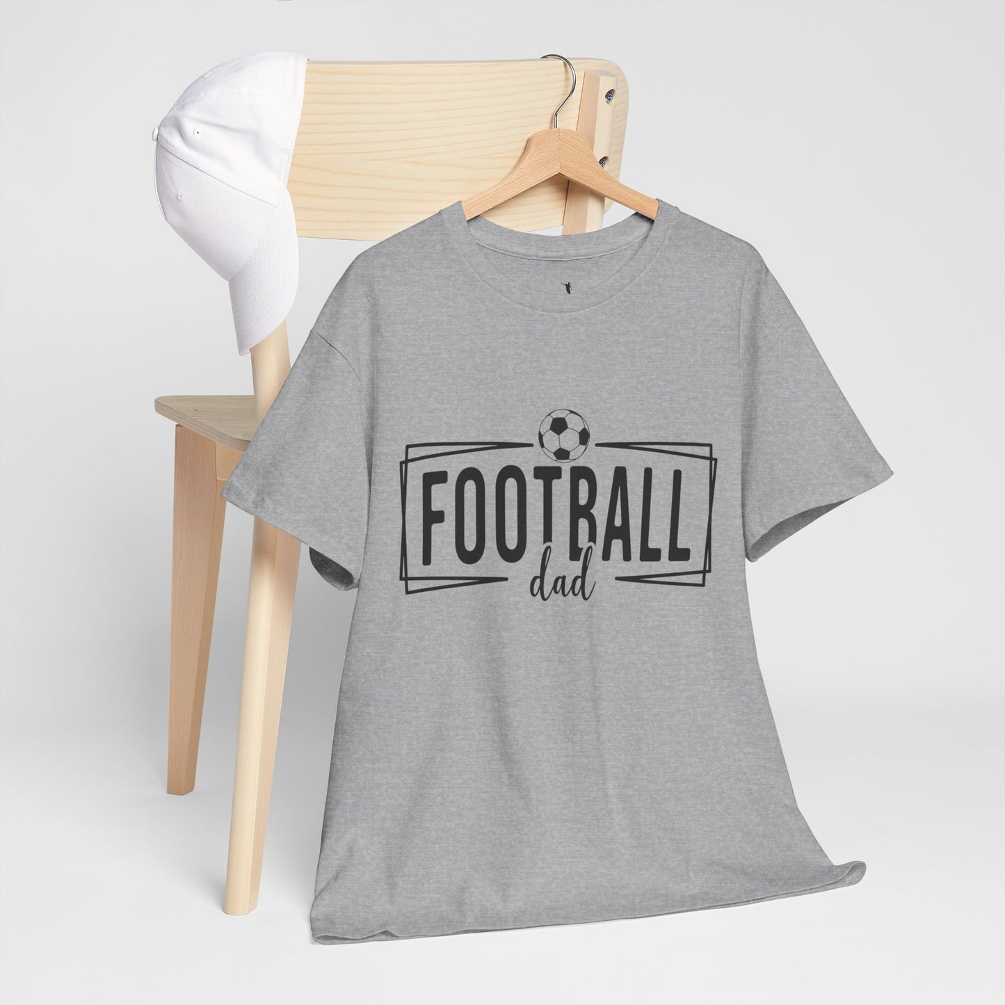 Kixt Heavy Cotton™ Tee - "Football Dad" T-Shirt