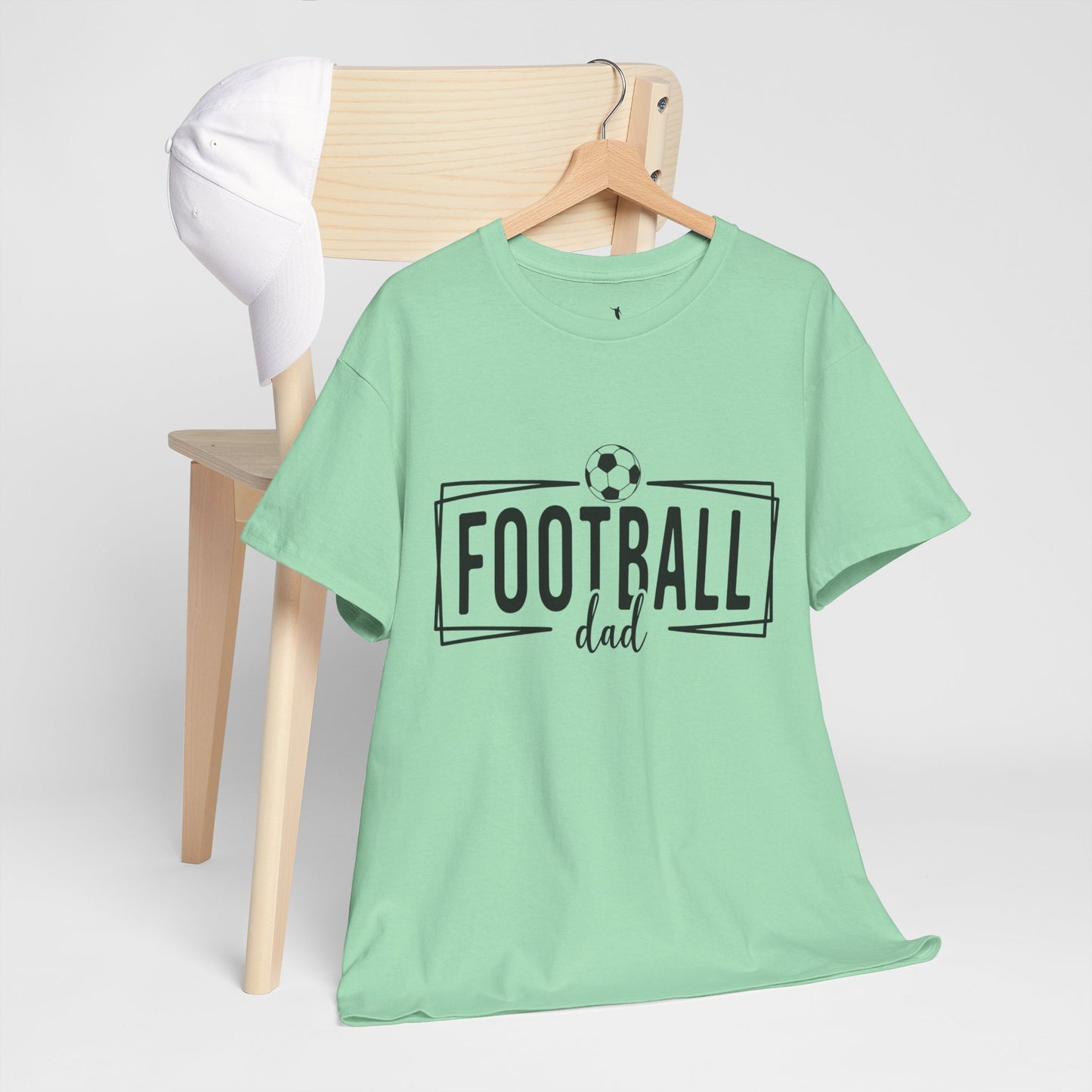 Kixt Heavy Cotton™ Tee - "Football Dad" T-Shirt