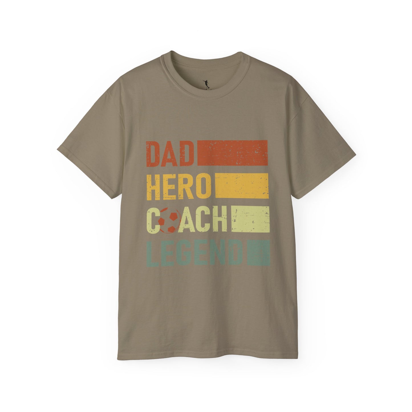 Kixt Ultra Cotton Tee - "Football Dad Hero Coach Legend"