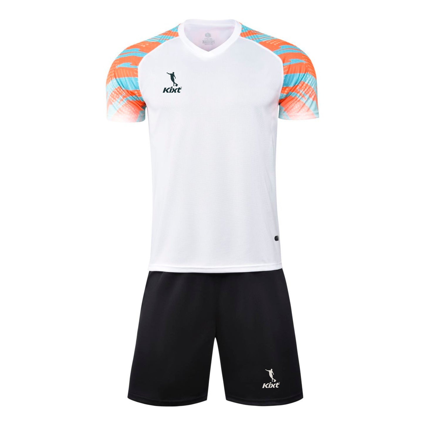 Kids Football Kits M3204 [WHITE] - Boys/Girls Football Kits (Jersey & Shorts)