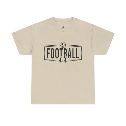 Kixt Heavy Cotton™ Tee - "Football Dad" T-Shirt