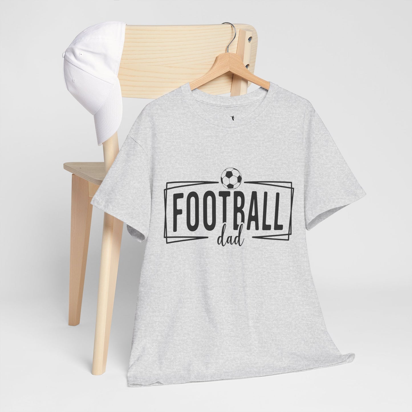 Kixt Heavy Cotton™ Tee - "Football Dad" T-Shirt