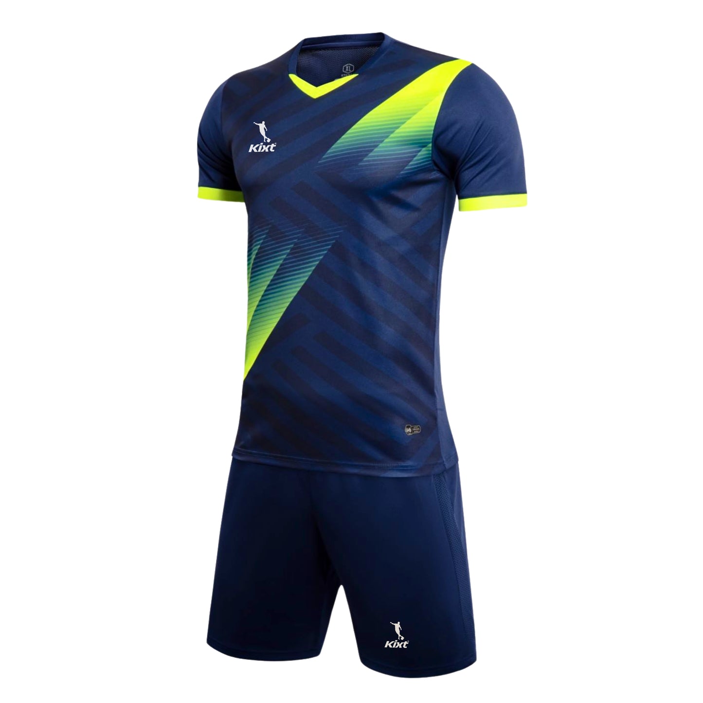 Kids Football Kits M8620 [NAVY/Green] - Boys/Girls Football Kits (Jersey & Shorts)