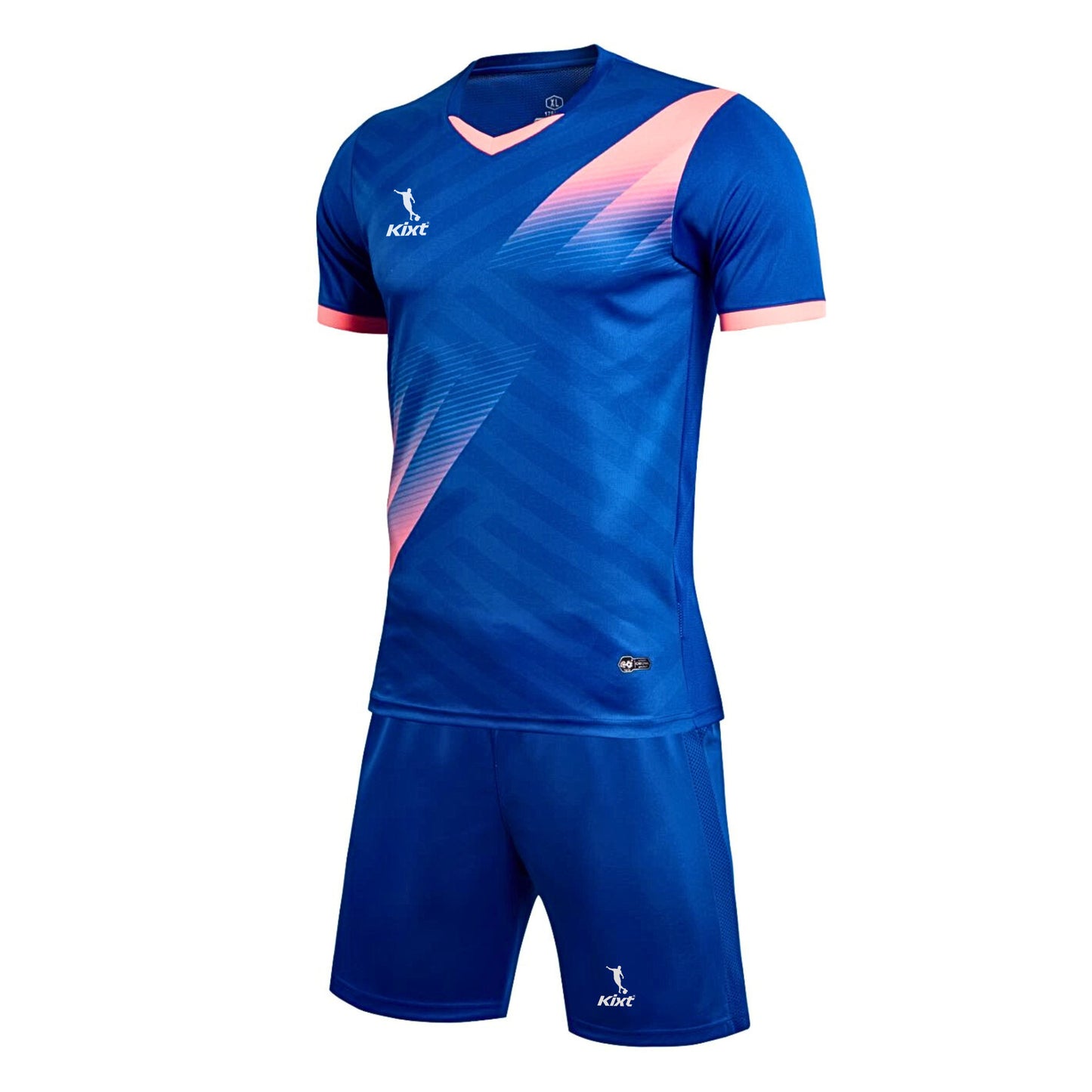 Kids Football Kits M8620 [NAVY/Pink] - Boys/Girls Football Kits (Jersey & Shorts)