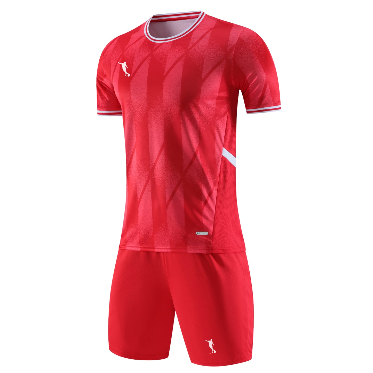 Kids Football Training Kits 8104 [RED] -  Boys/Girls Football Kits (Jersey & Shorts)