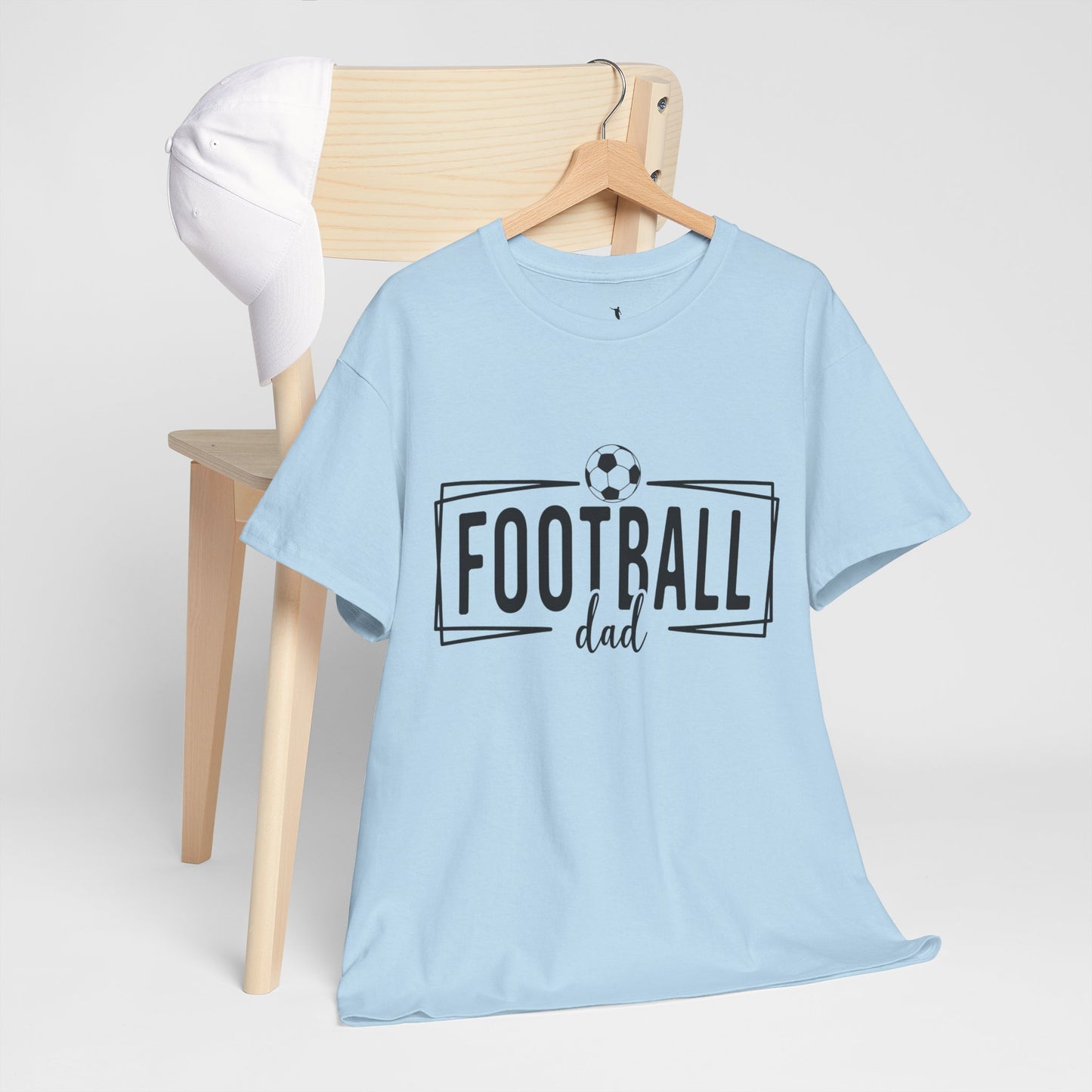 Kixt Heavy Cotton™ Tee - "Football Dad" T-Shirt