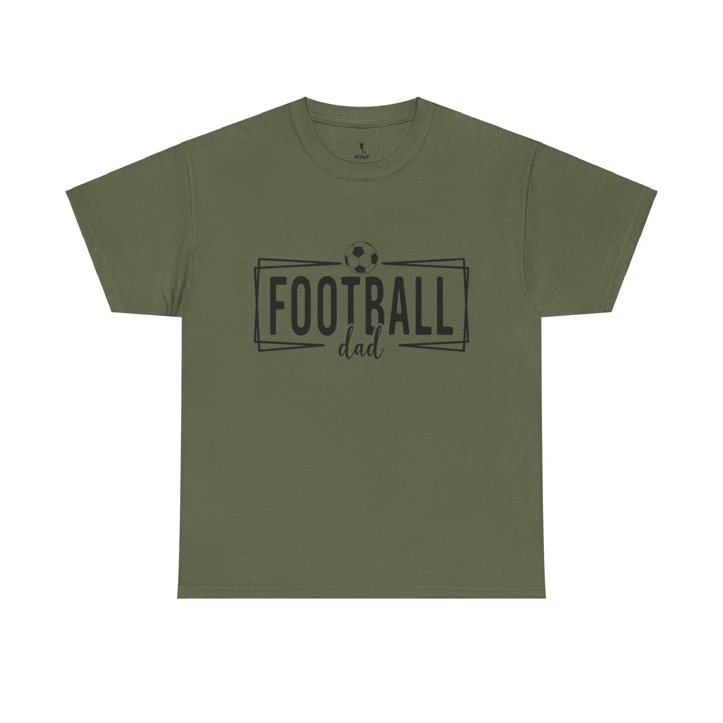 Kixt Heavy Cotton™ Tee - "Football Dad" T-Shirt