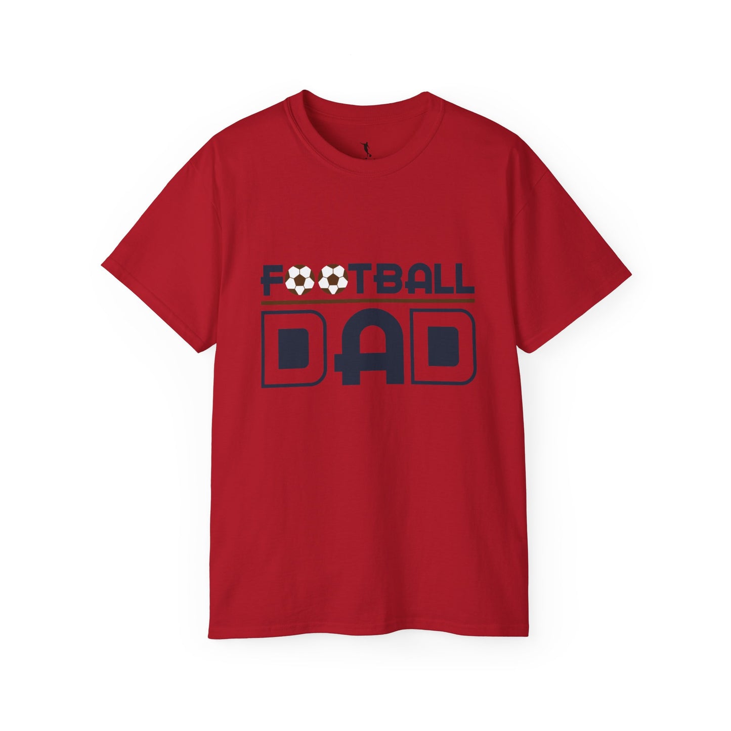 Kixt Ultra Cotton Tee - "Football Dad Typography"