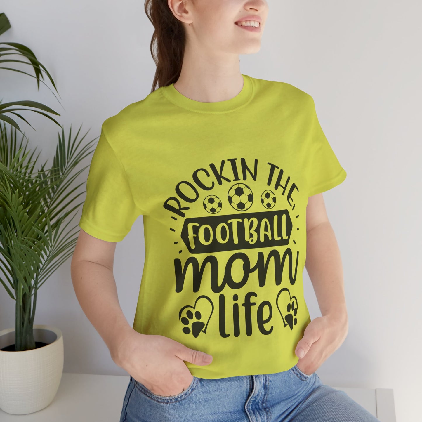 Kixt Short Sleeve Tee  - "Rockin-the-Football-Mom-Life"