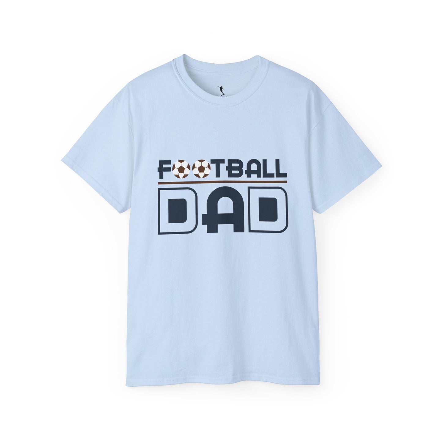 Kixt Ultra Cotton Tee - "Football Dad Typography"