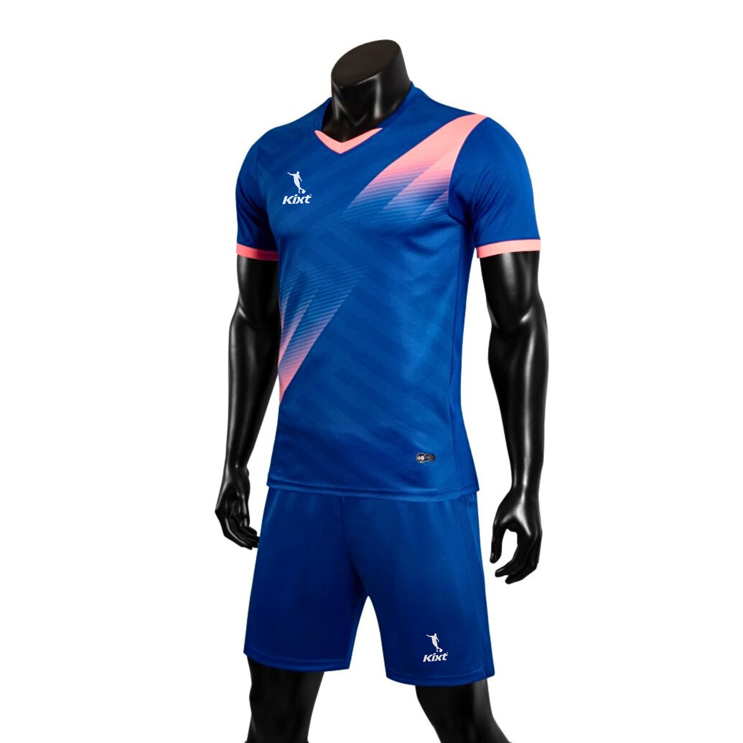 Kids Football Kits M8620 [NAVY/Pink] - Boys/Girls Football Kits (Jersey & Shorts)