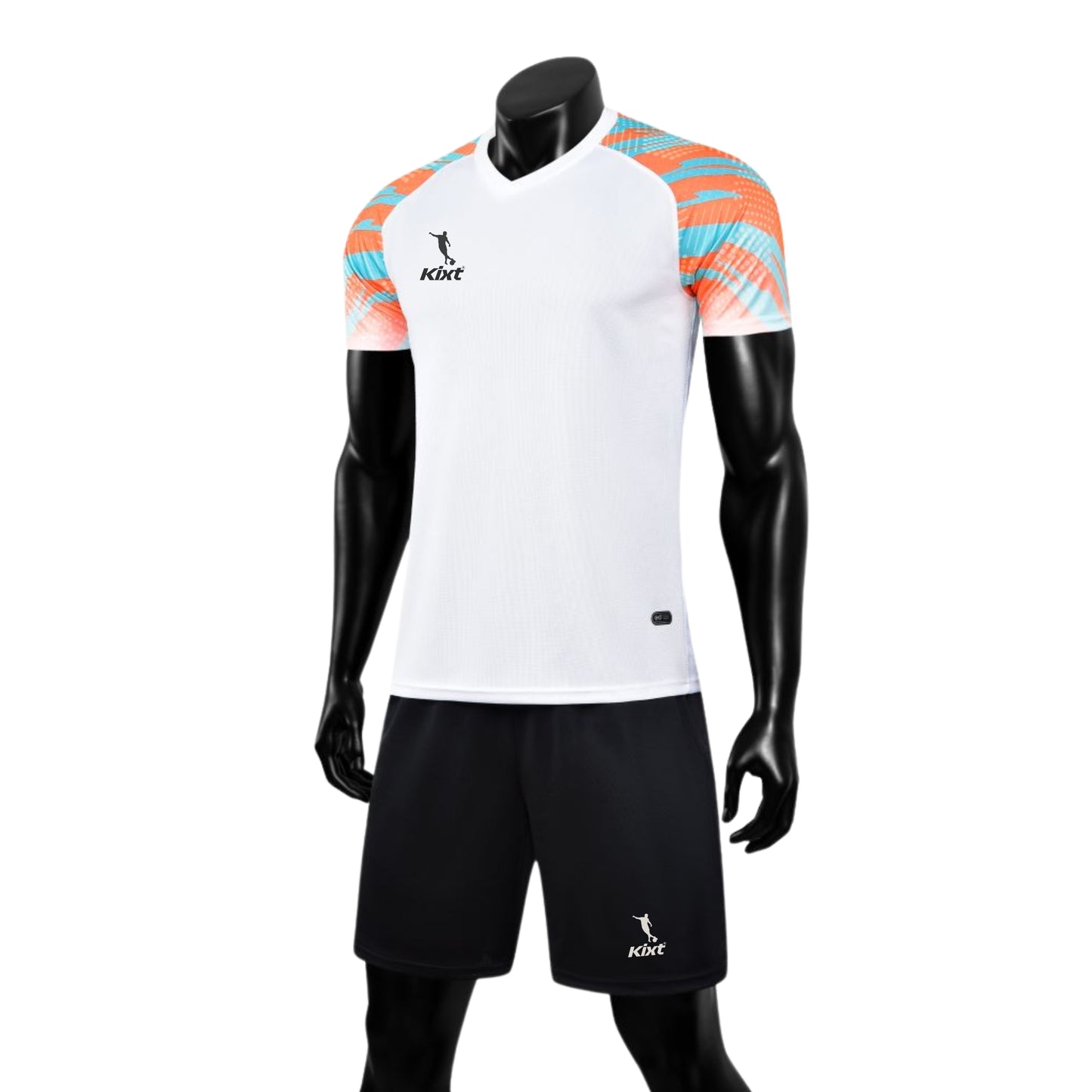 Kids Football Kits M3204 [WHITE] - Boys/Girls Football Kits (Jersey & Shorts)