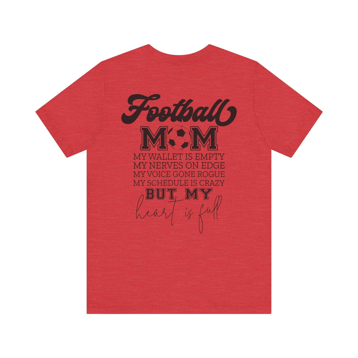 Kixt Short Sleeve Tee  - "Football Mum" Double Print