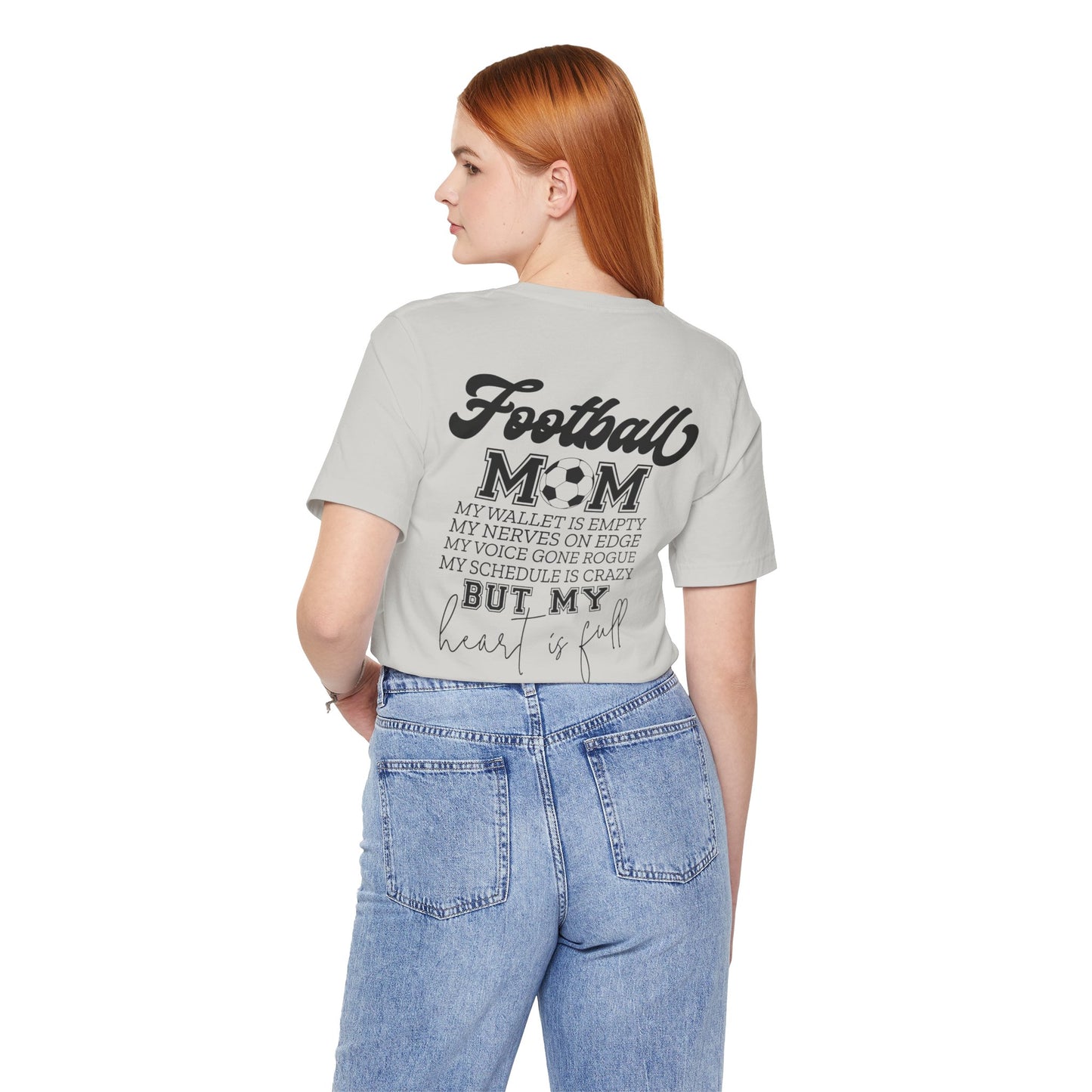 Kixt Short Sleeve Tee  - "Football Mum" Double Print