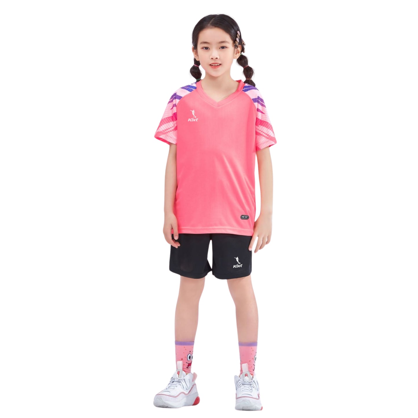 Kids Football Kits M3204 [PINK] - Boys/Girls Football Kits (Jersey & Shorts)