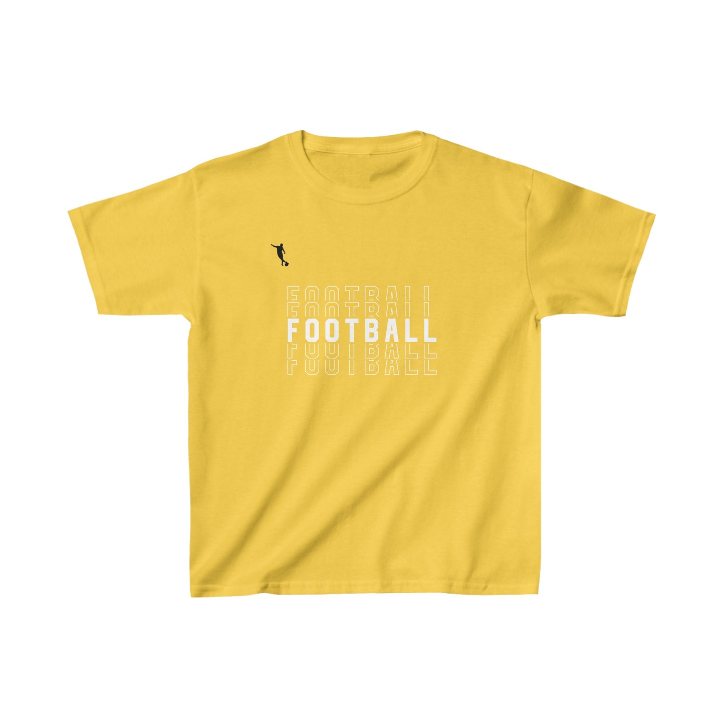 Kixt Kids T-Shirt - "Football Focus" - Heavy Cotton™ Tee