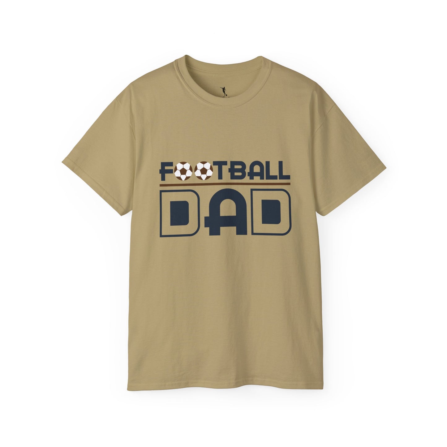 Kixt Ultra Cotton Tee - "Football Dad Typography"