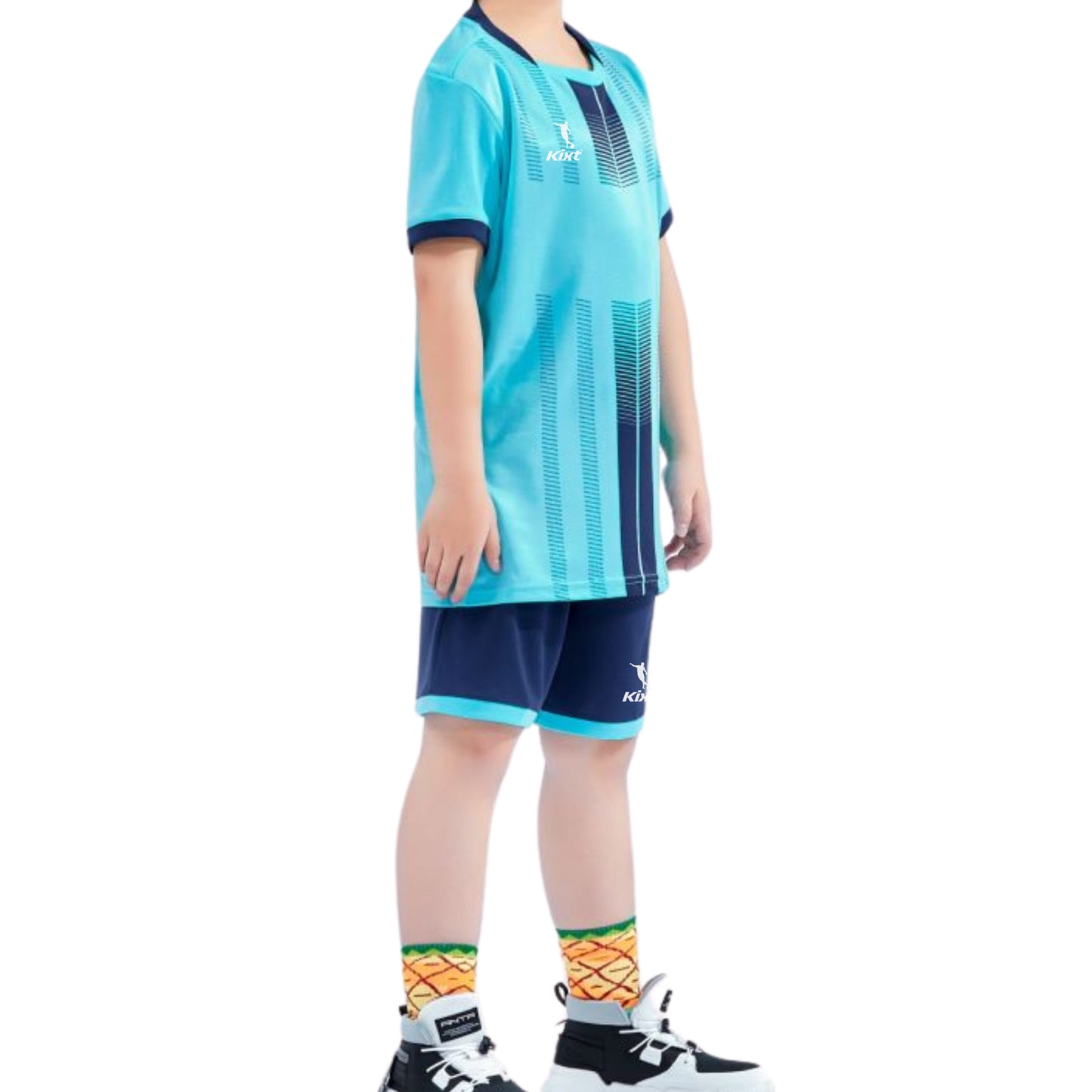 Kids Football Kits M8607 [BLUE] - Boys/Girls Football Kits (Jersey & Shorts)