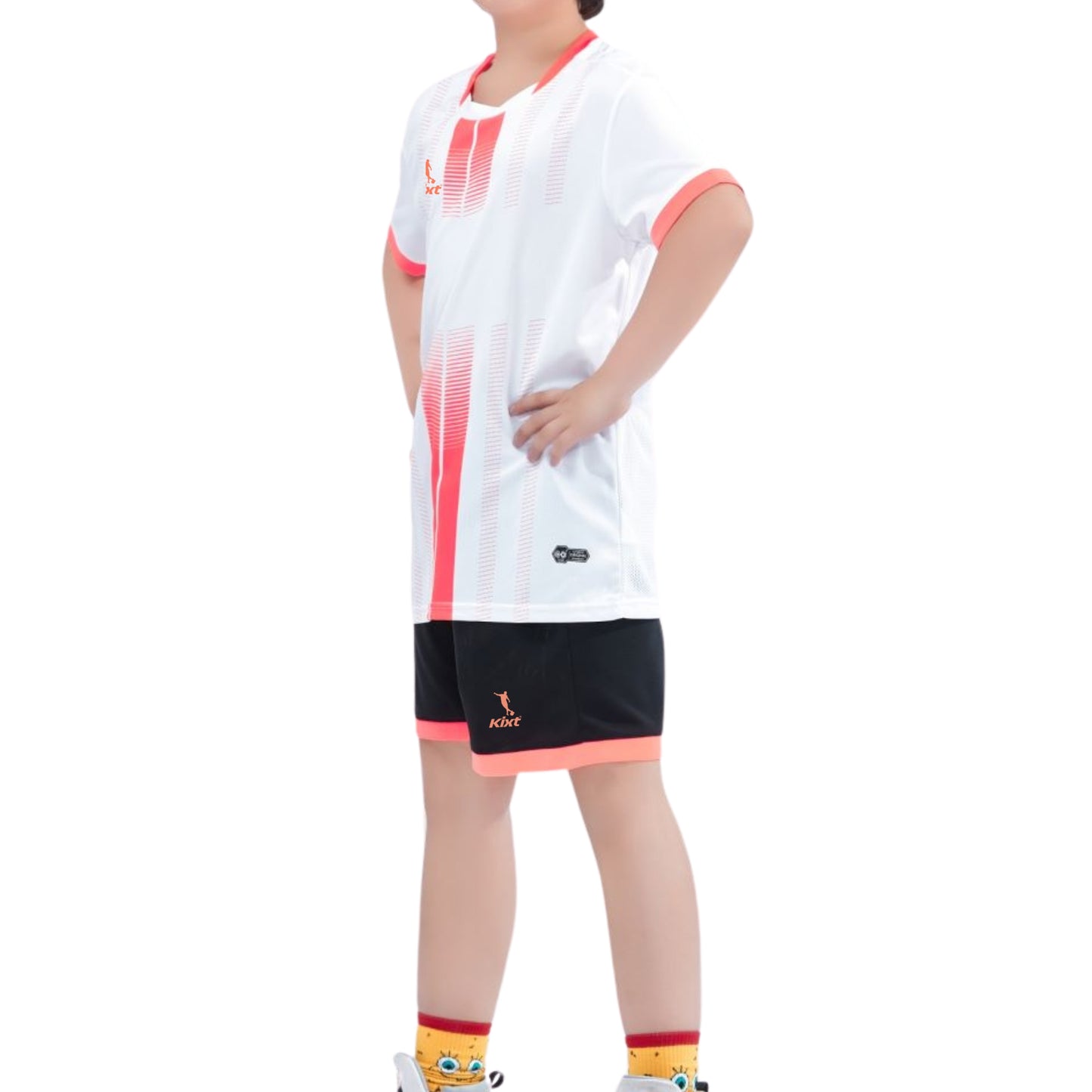 Kids Football Kits M8607 [WHITE] - Boys/Girls Football Kits (Jersey & Shorts)