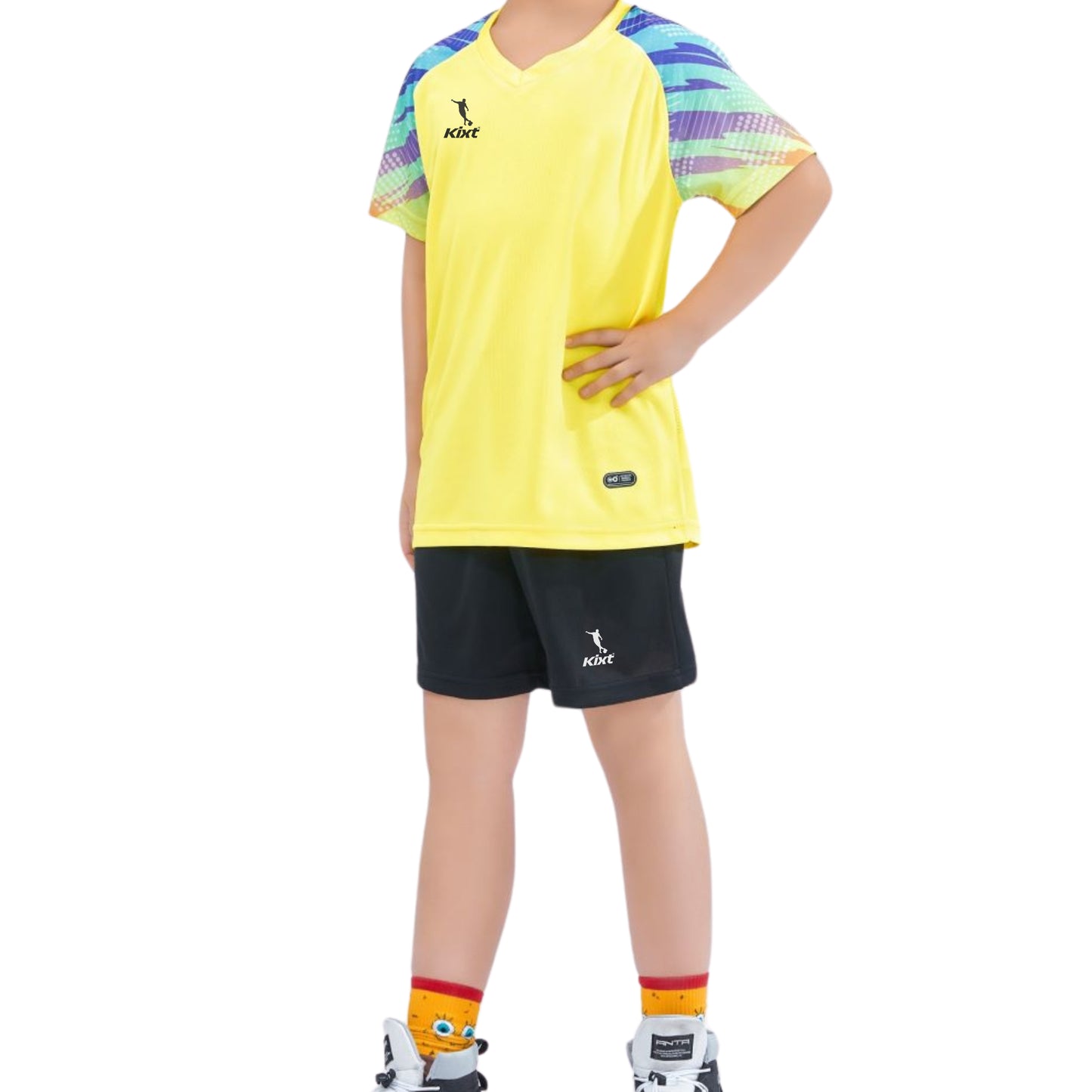 Kids Football Kits M3204 [YELLOW] - Boys/Girls Football Kits (Jersey & Shorts)