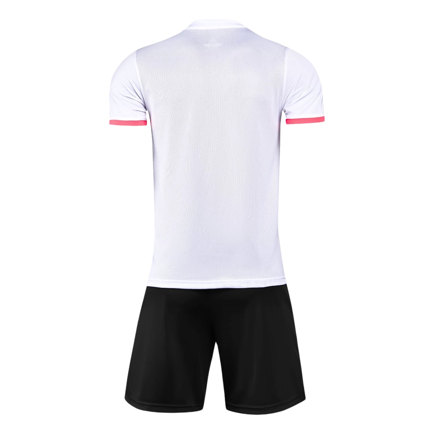 Kids Football Kits M8620 [WHITE/Pink] - Boys/Girls Football Kits (Jersey & Shorts)