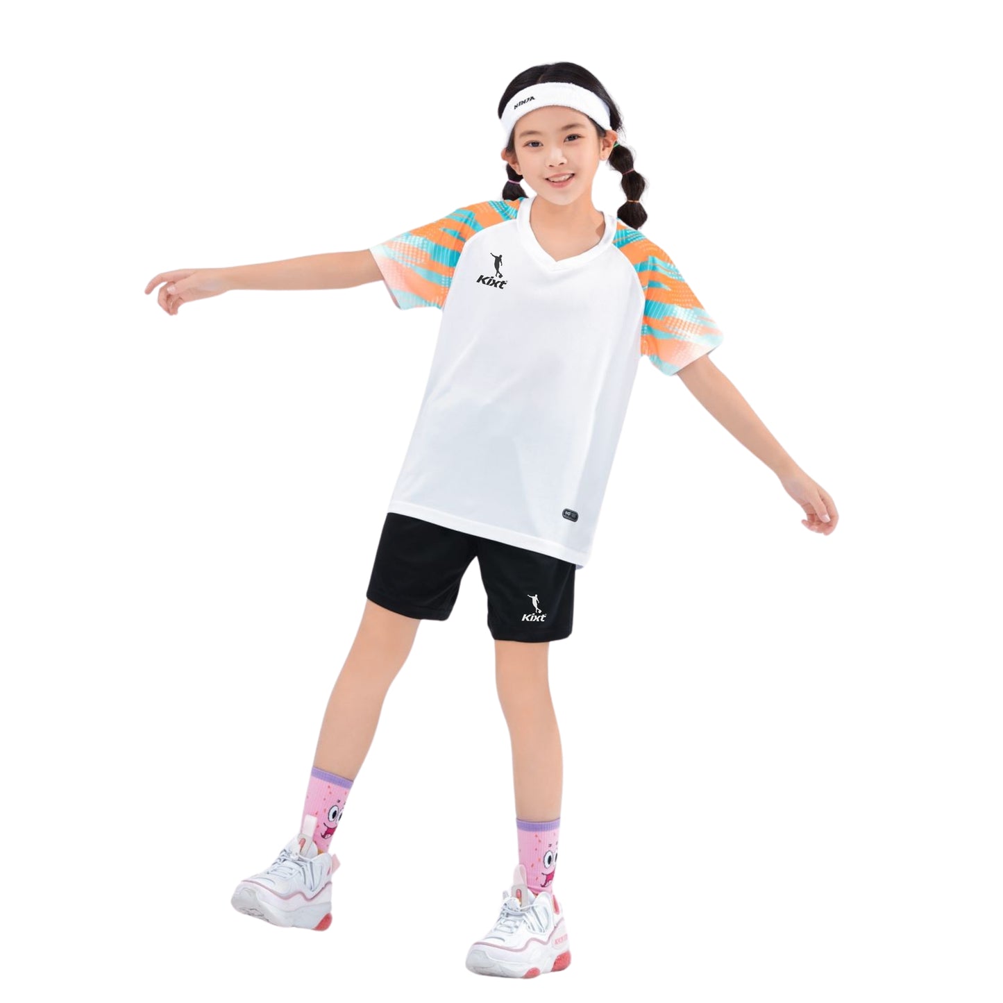 Kids Football Kits M3204 [WHITE] - Boys/Girls Football Kits (Jersey & Shorts)