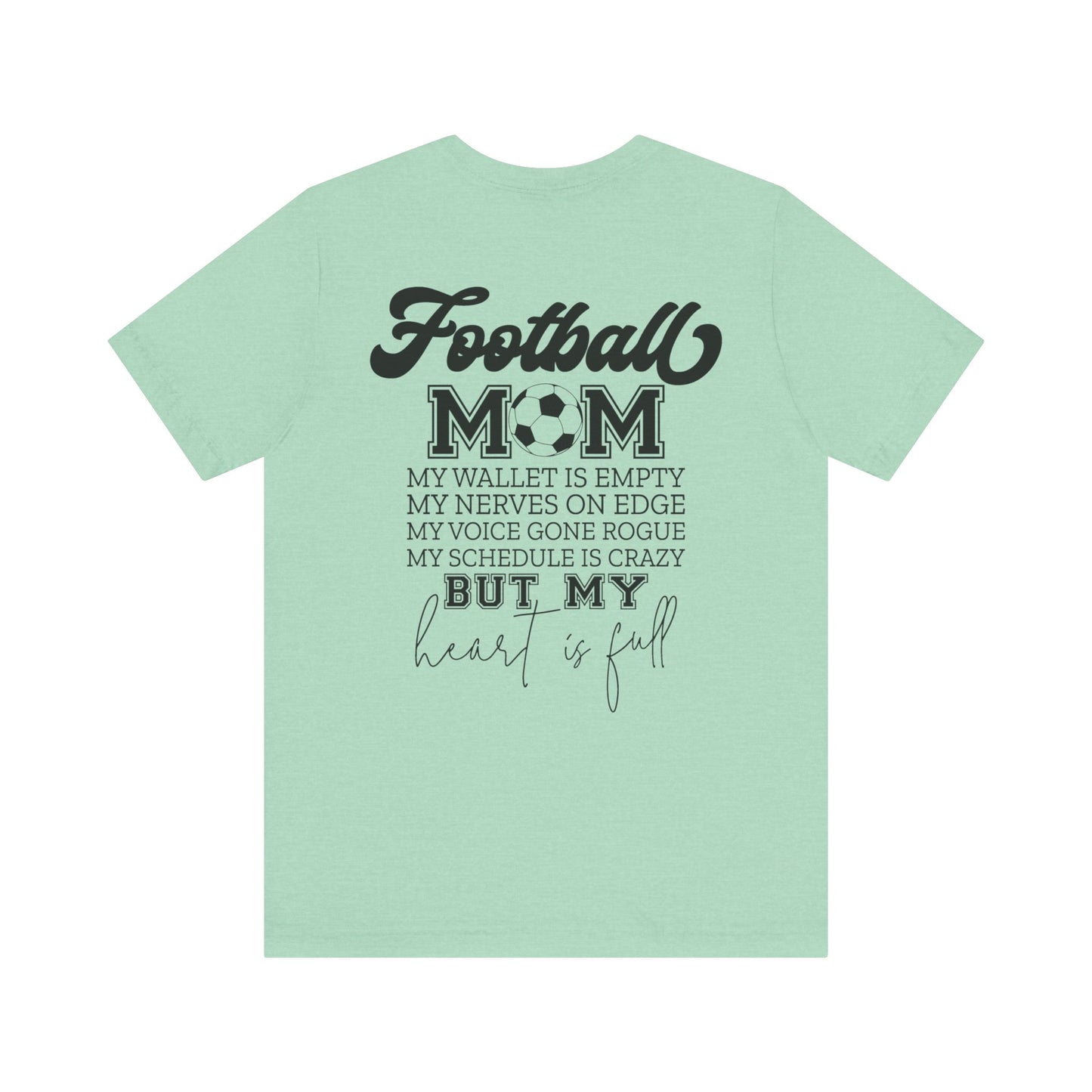 Kixt Short Sleeve Tee  - "Football Mum" Double Print