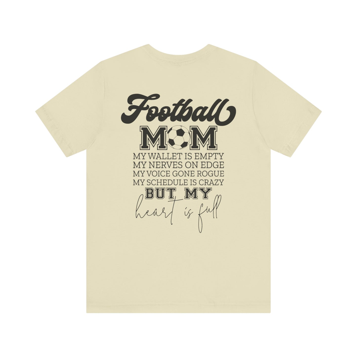 Kixt Short Sleeve Tee  - "Football Mum" Double Print