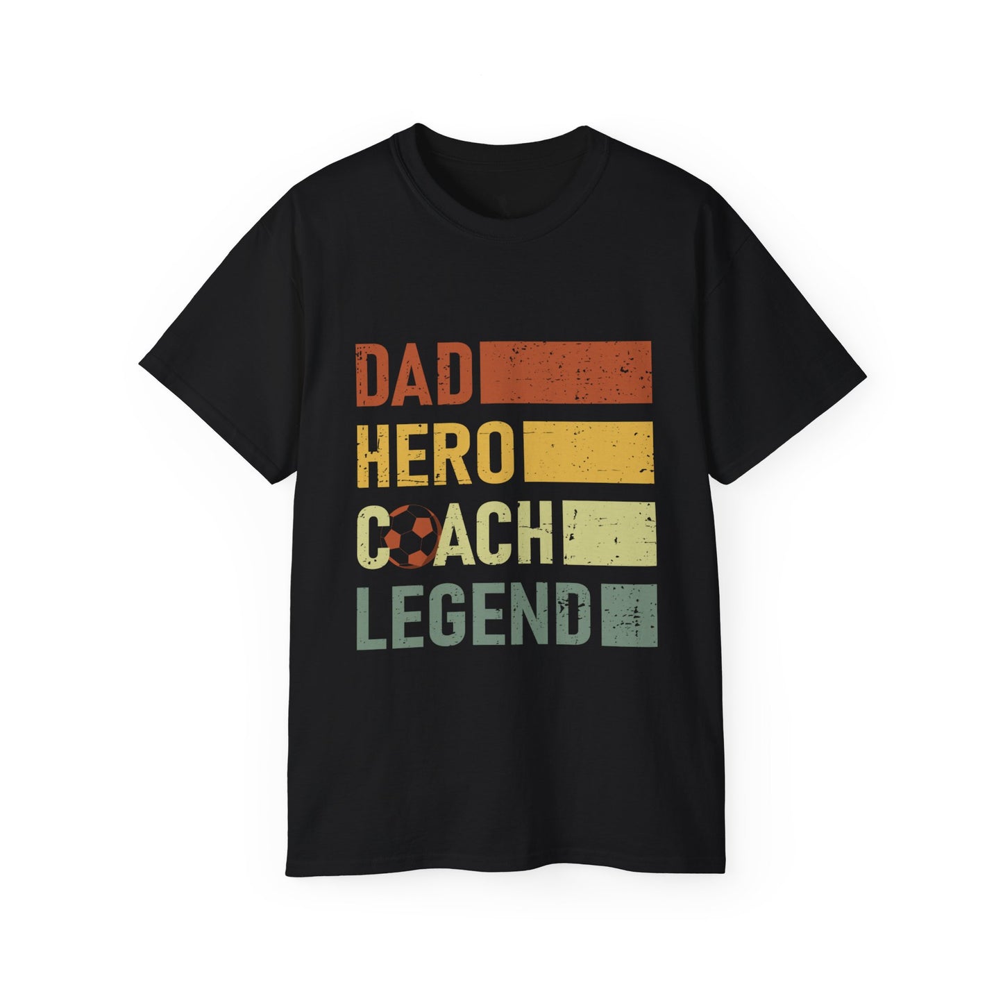 Kixt Ultra Cotton Tee - "Football Dad Hero Coach Legend"