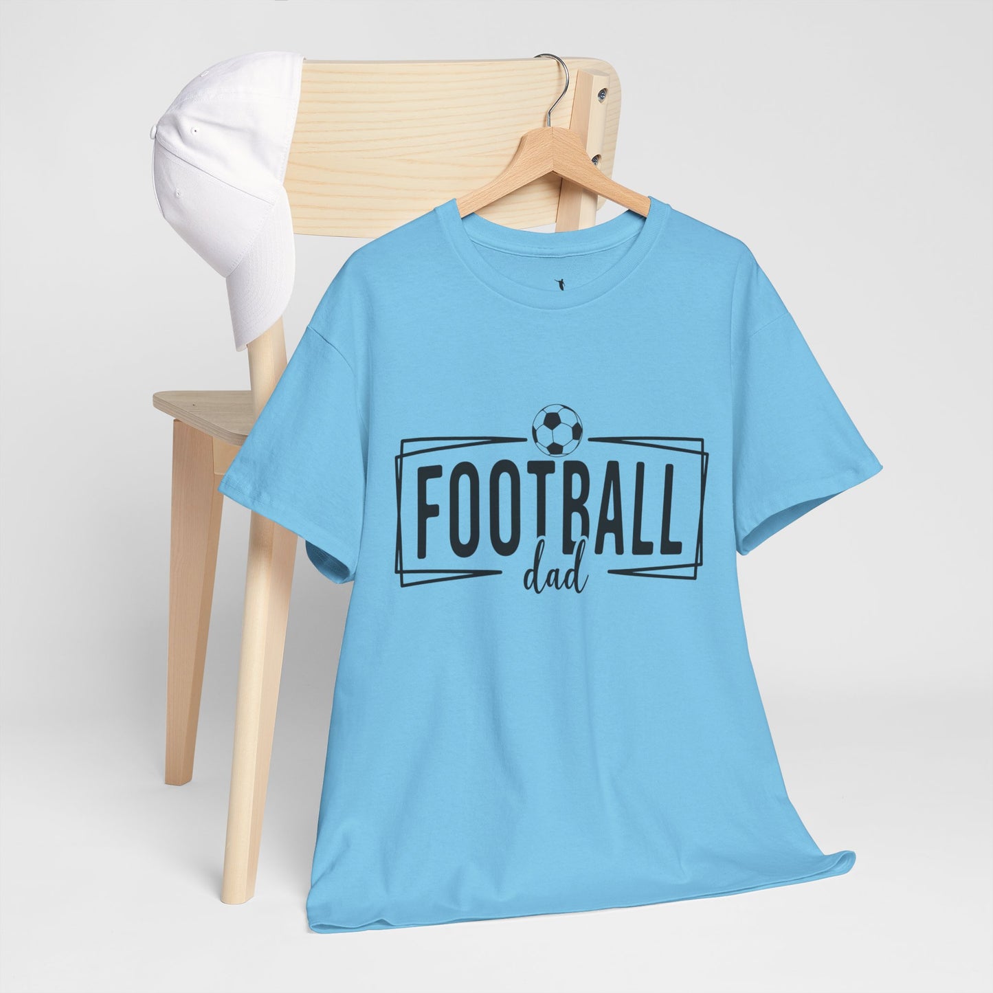 Kixt Heavy Cotton™ Tee - "Football Dad" T-Shirt